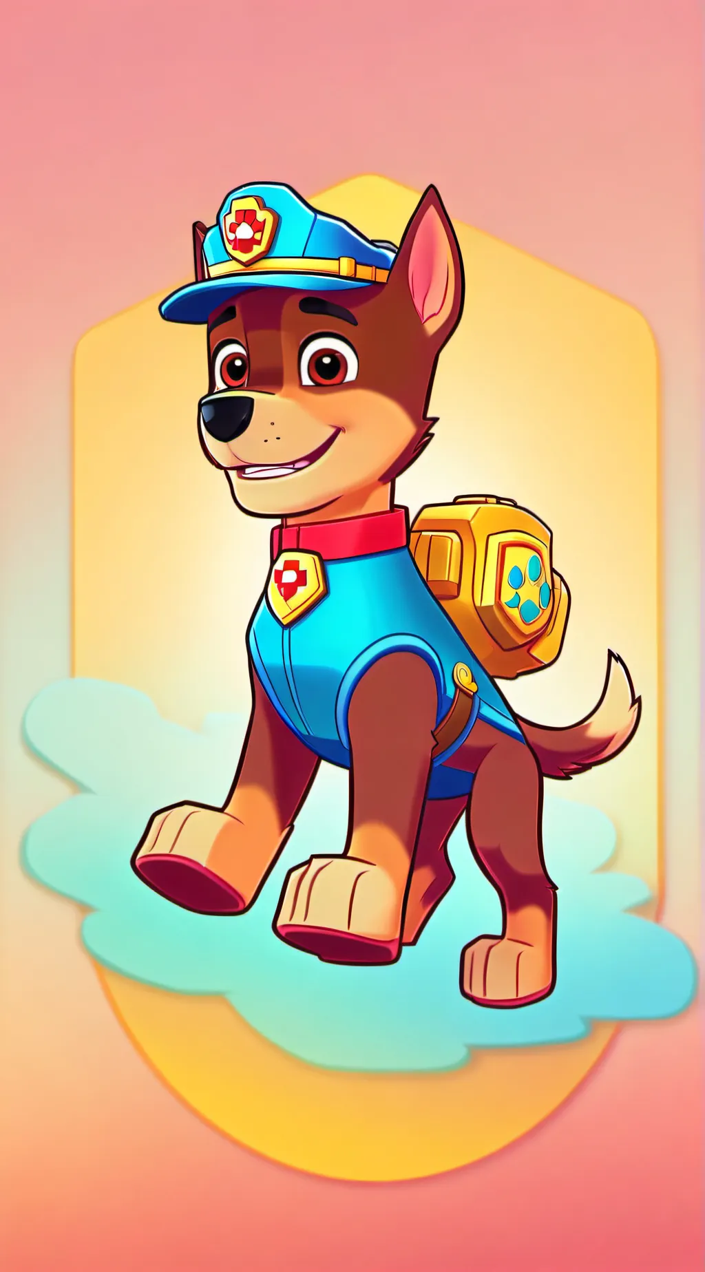 ai character: Paw patol background