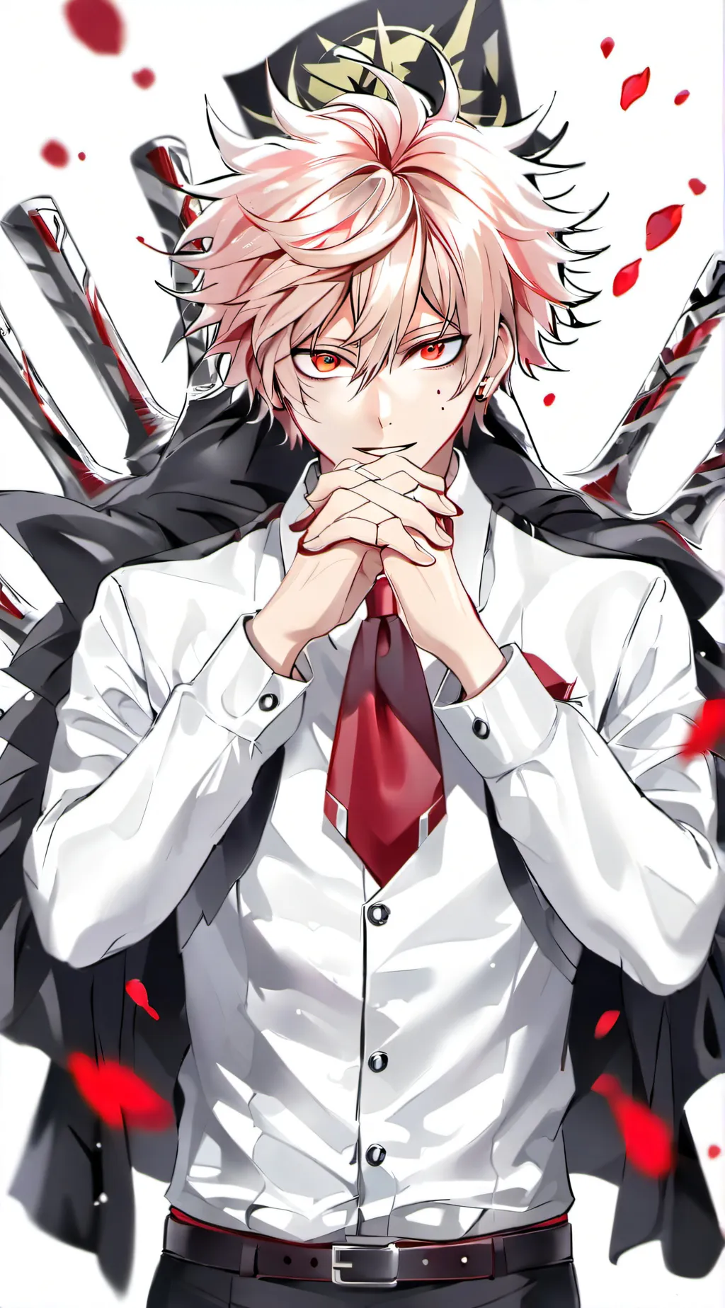 ai character: Katsuki Bakugo background