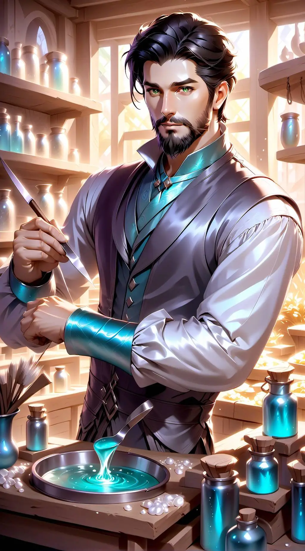 ai character: Sam silversmith background