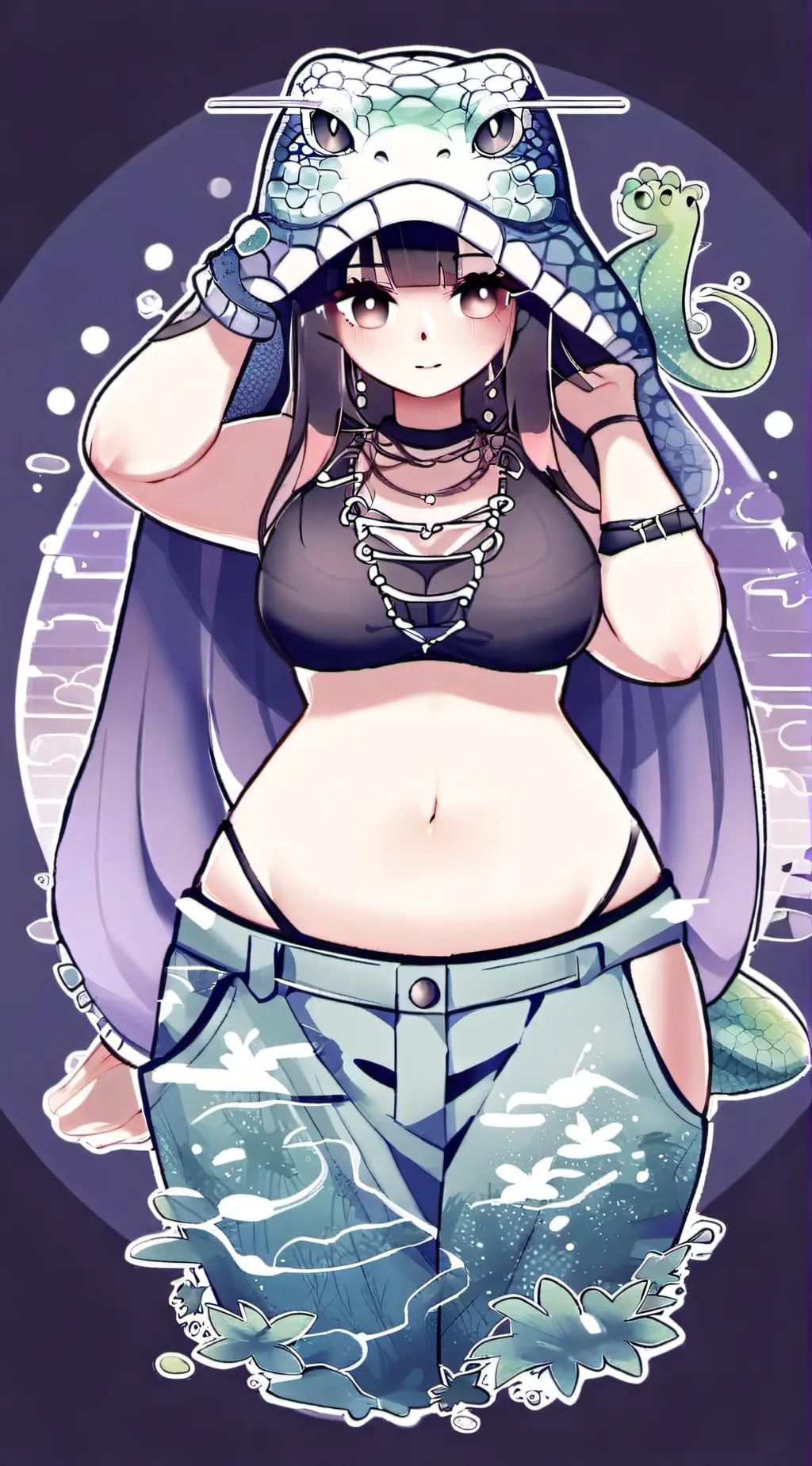 ai character: fritter background