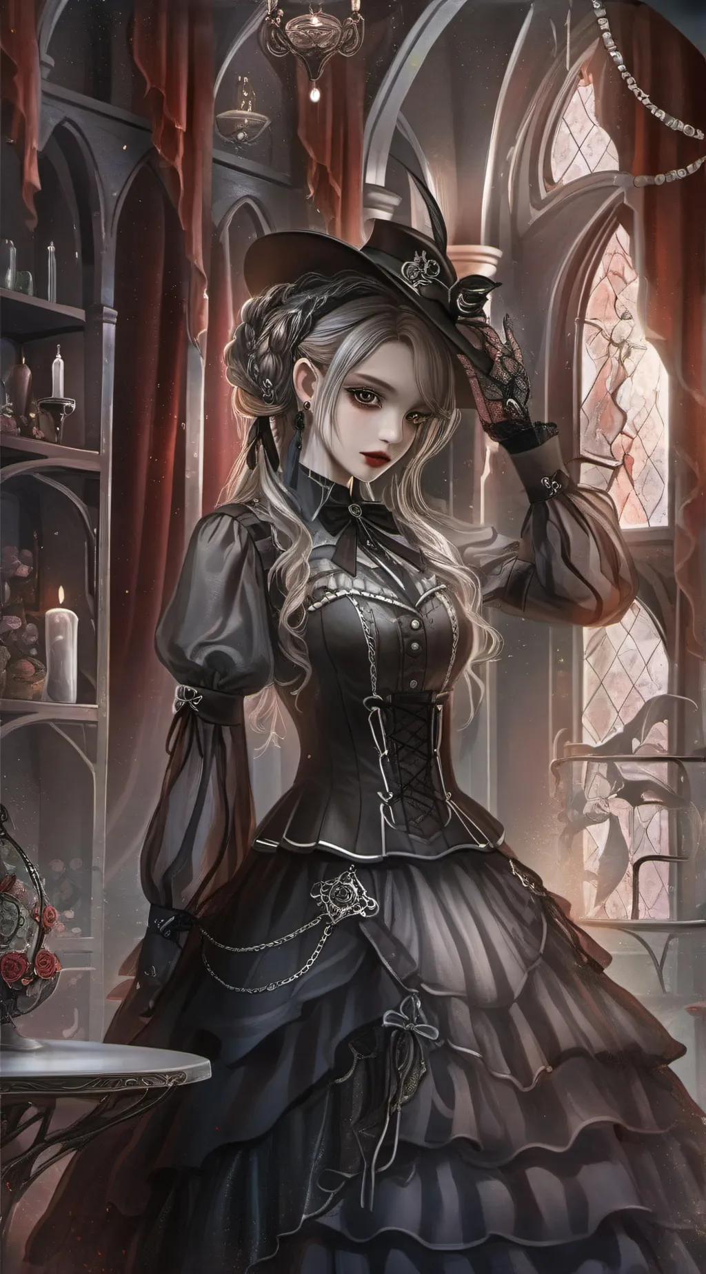 ai character: Kiss'n Killer kate background