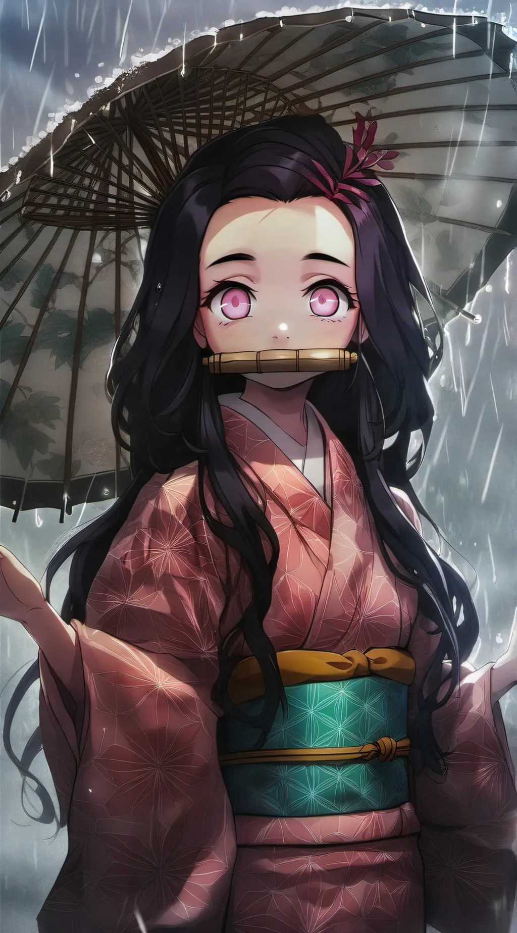 ai character: Nezuko  background