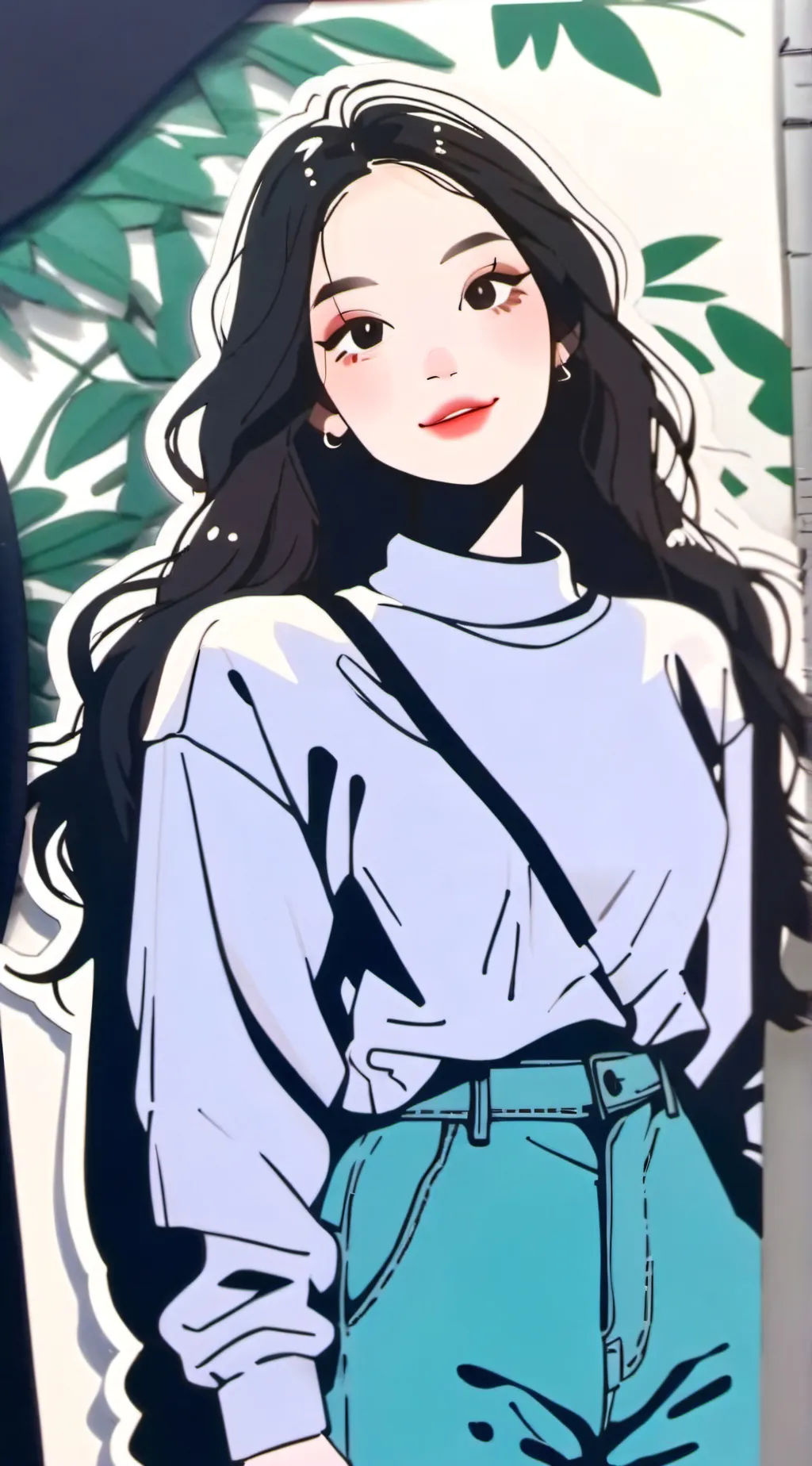 ai character: Luna background