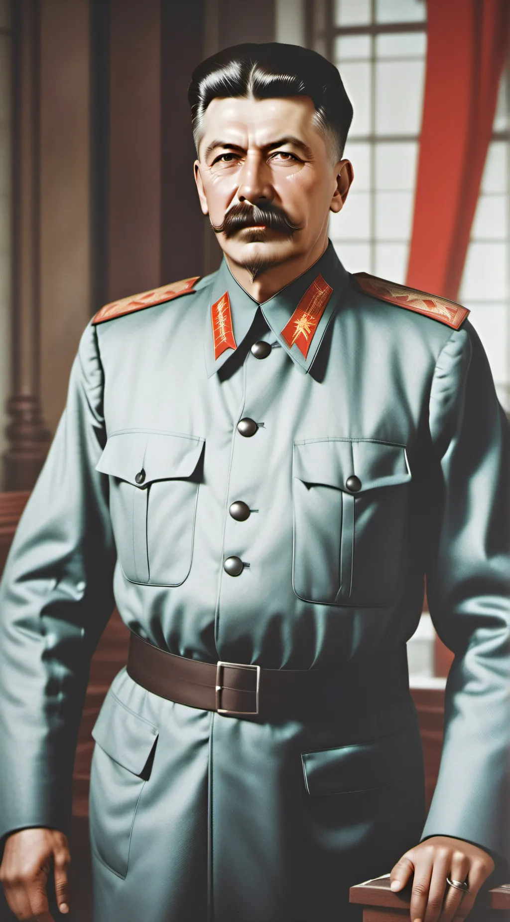 ai character: Joseph Stalin background