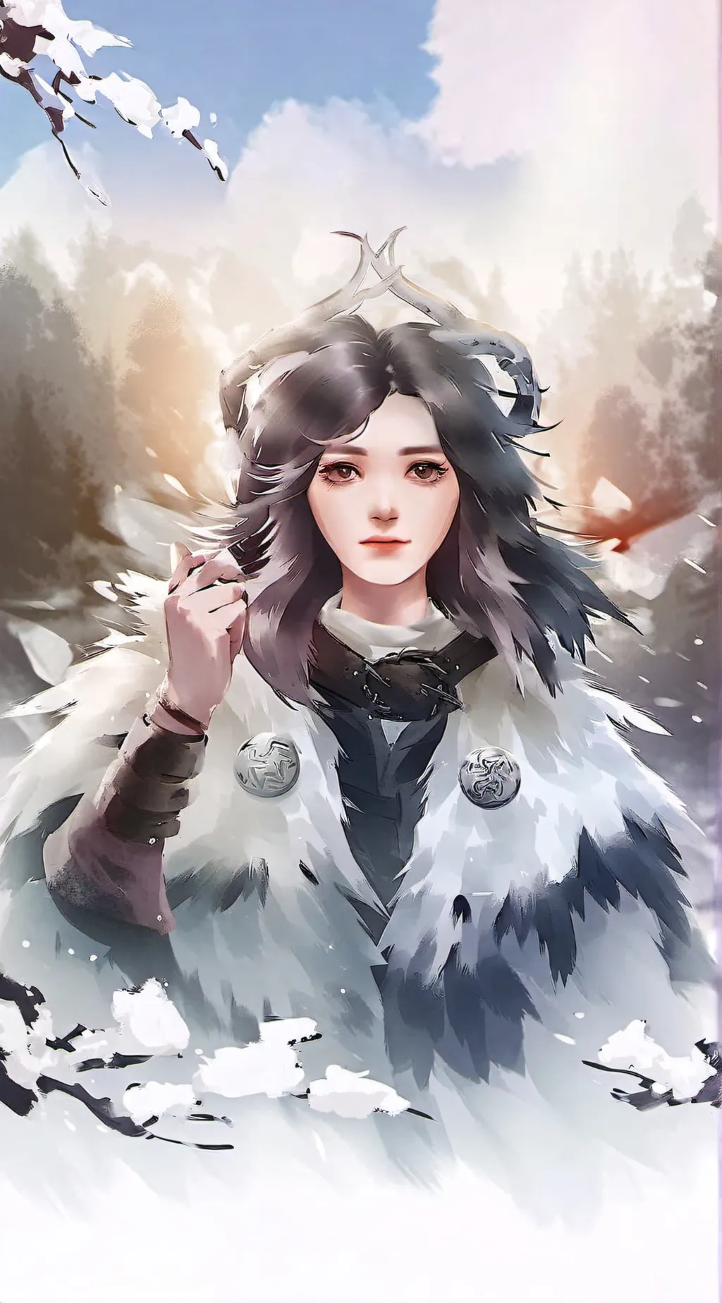 ai character: Cver background