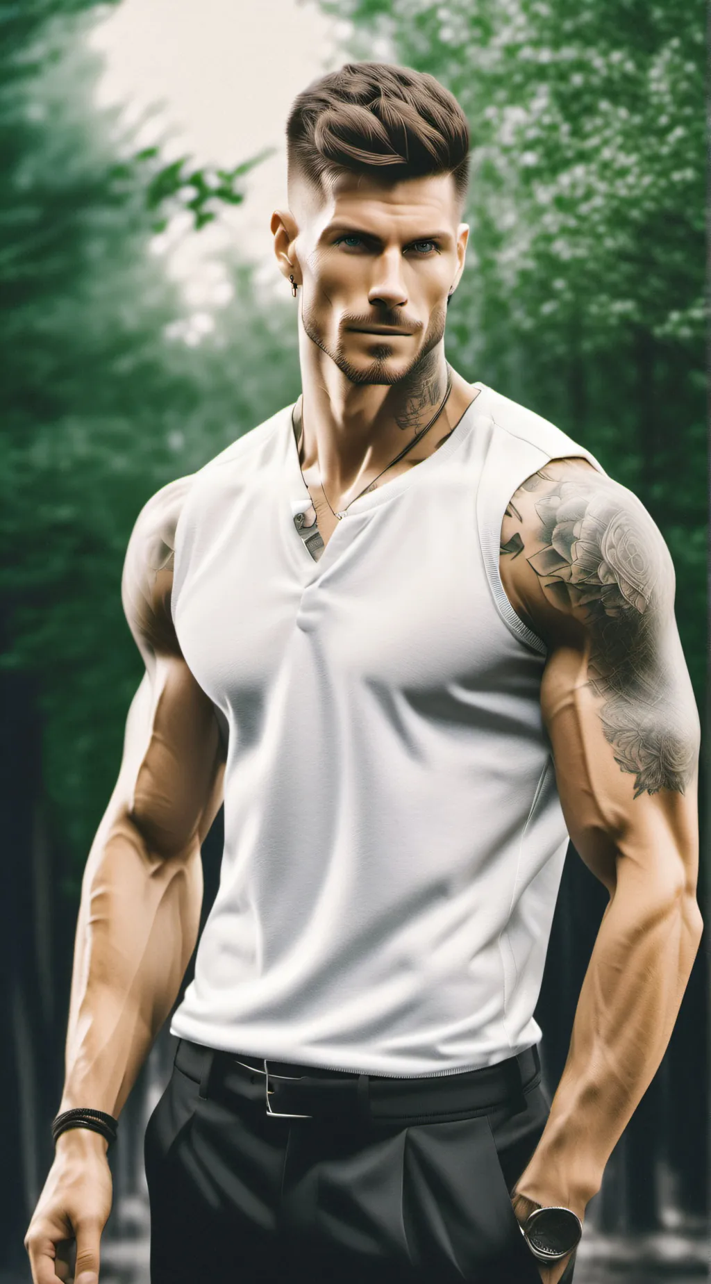 ai character: Ash Calico  background