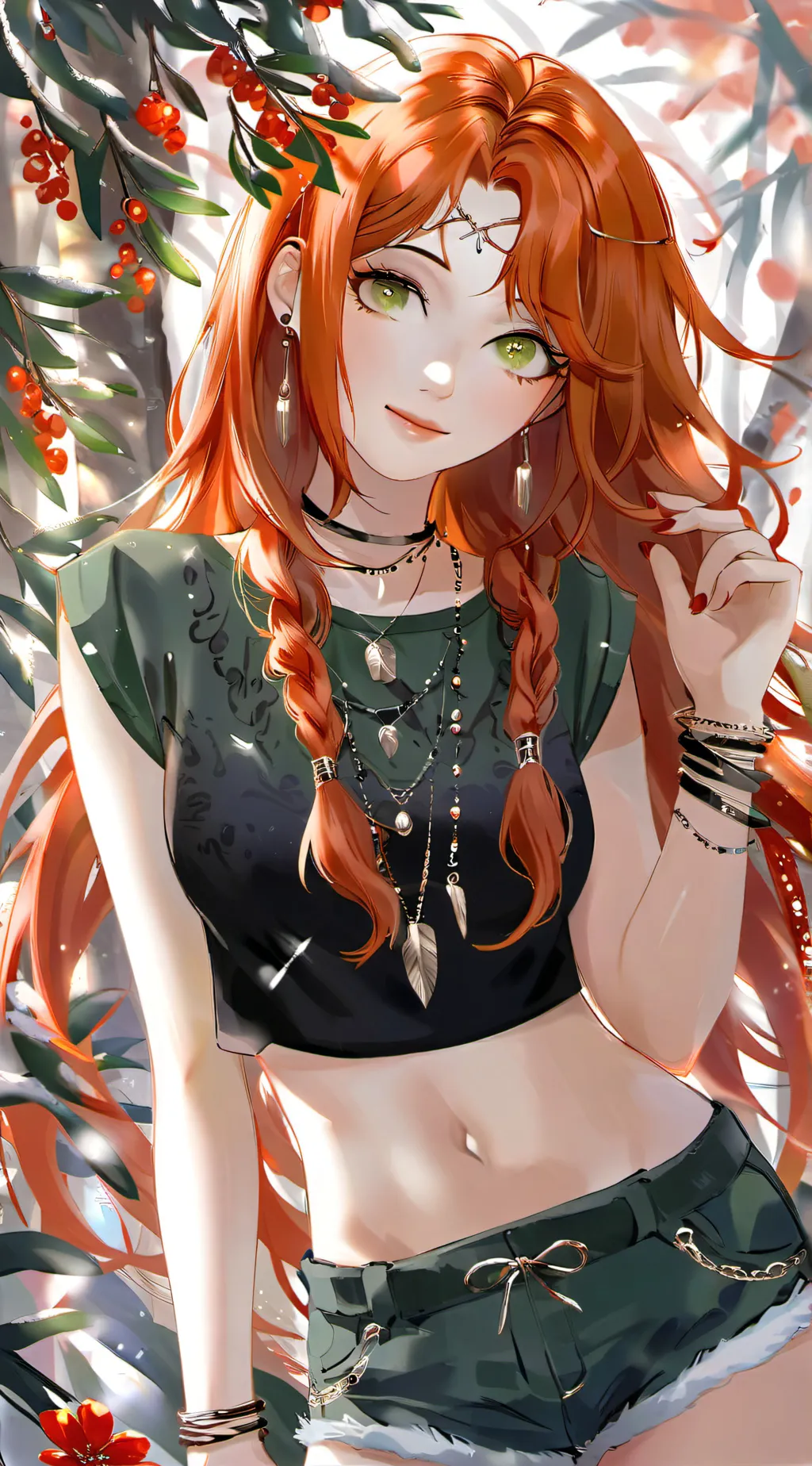 ai character: Dawn background