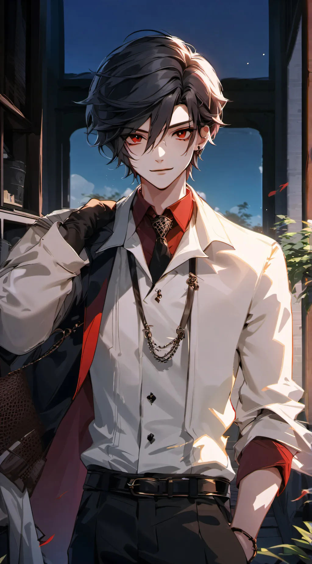 ai character: Micheal  background