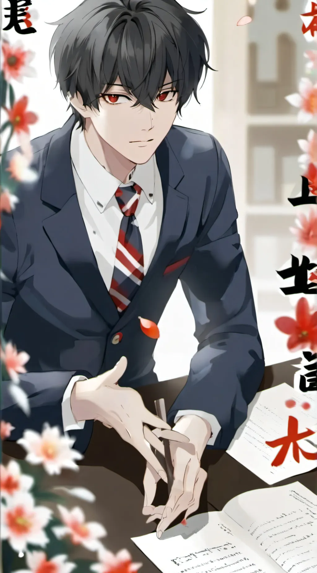 ai character: Masaki  background
