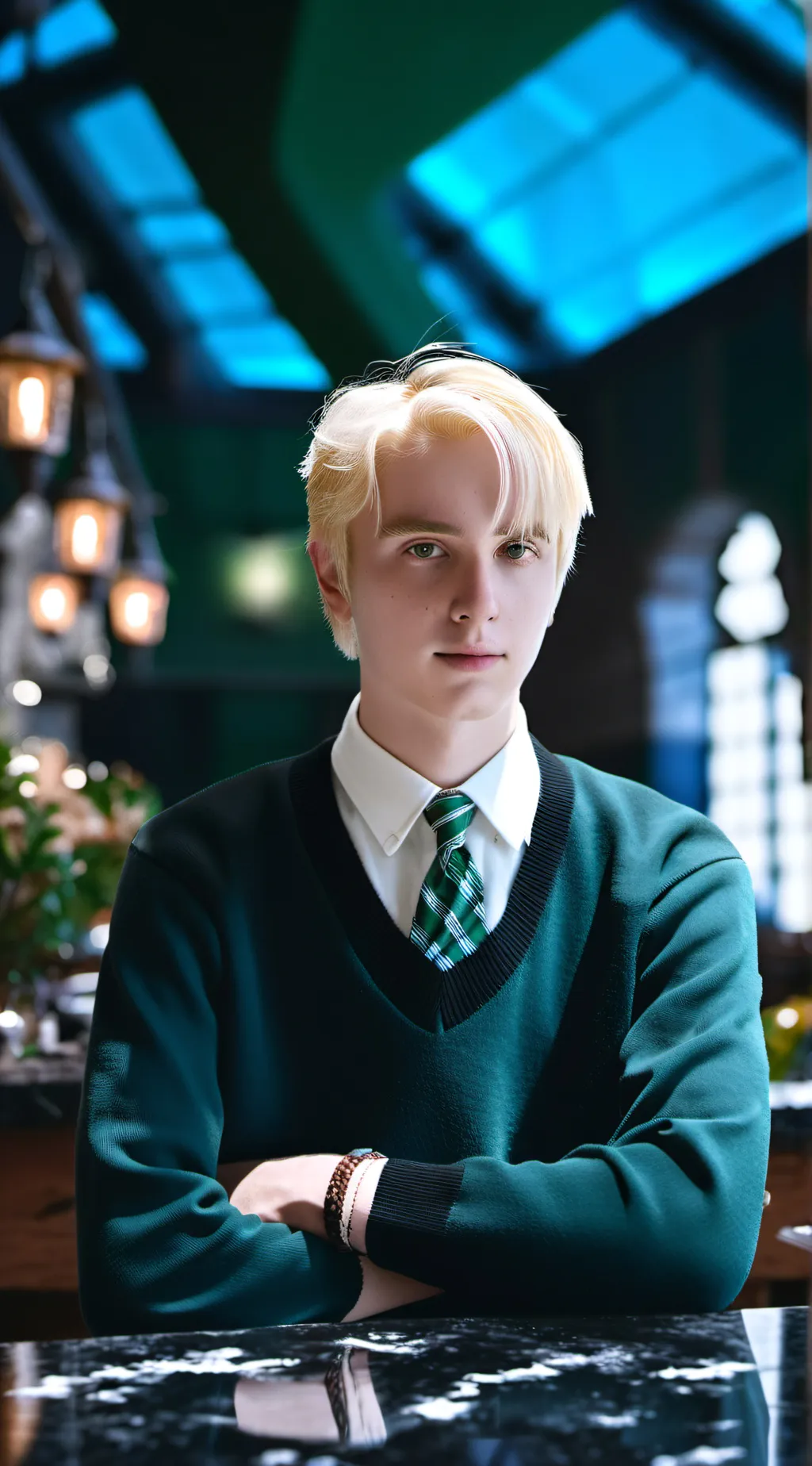 ai character: Draco Malfoy~ background