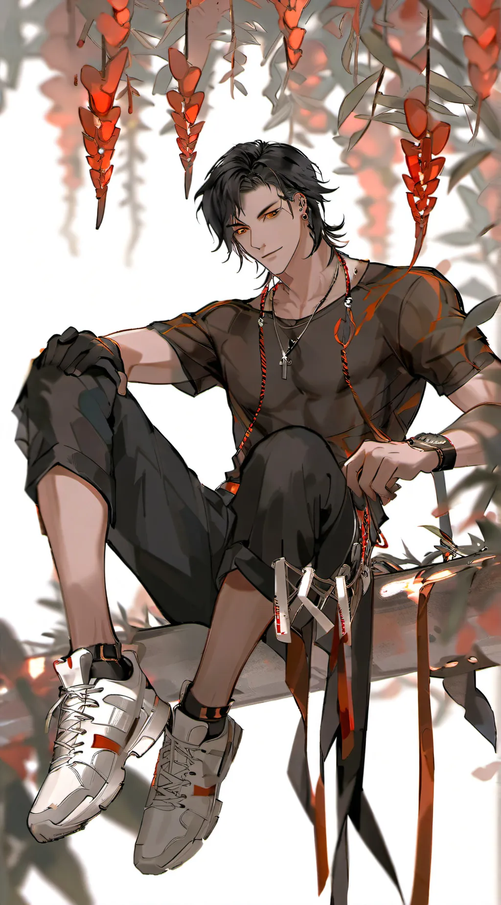 ai character: Damien background