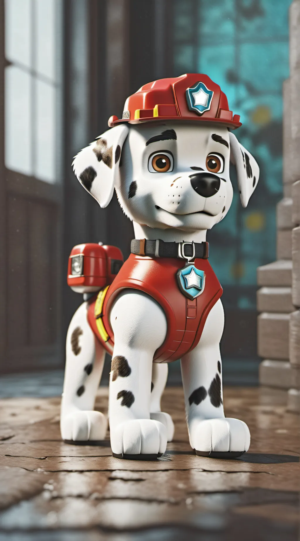 ai character: marshall pawpatrol background