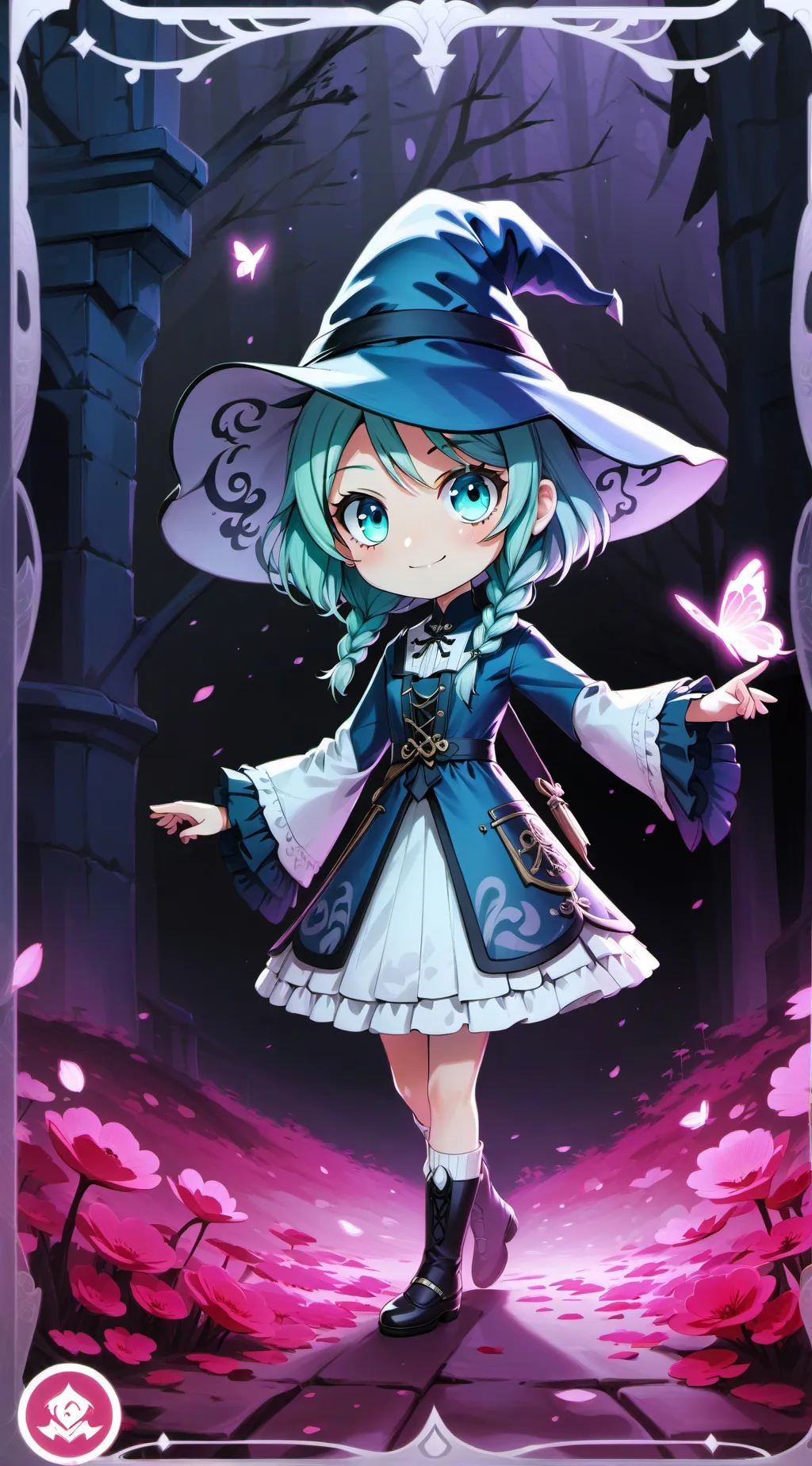 ai character: creepy miku background
