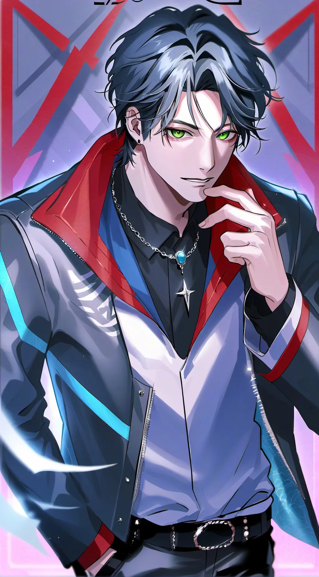 ai character: 🗯️💽Oliver🪩💻 background