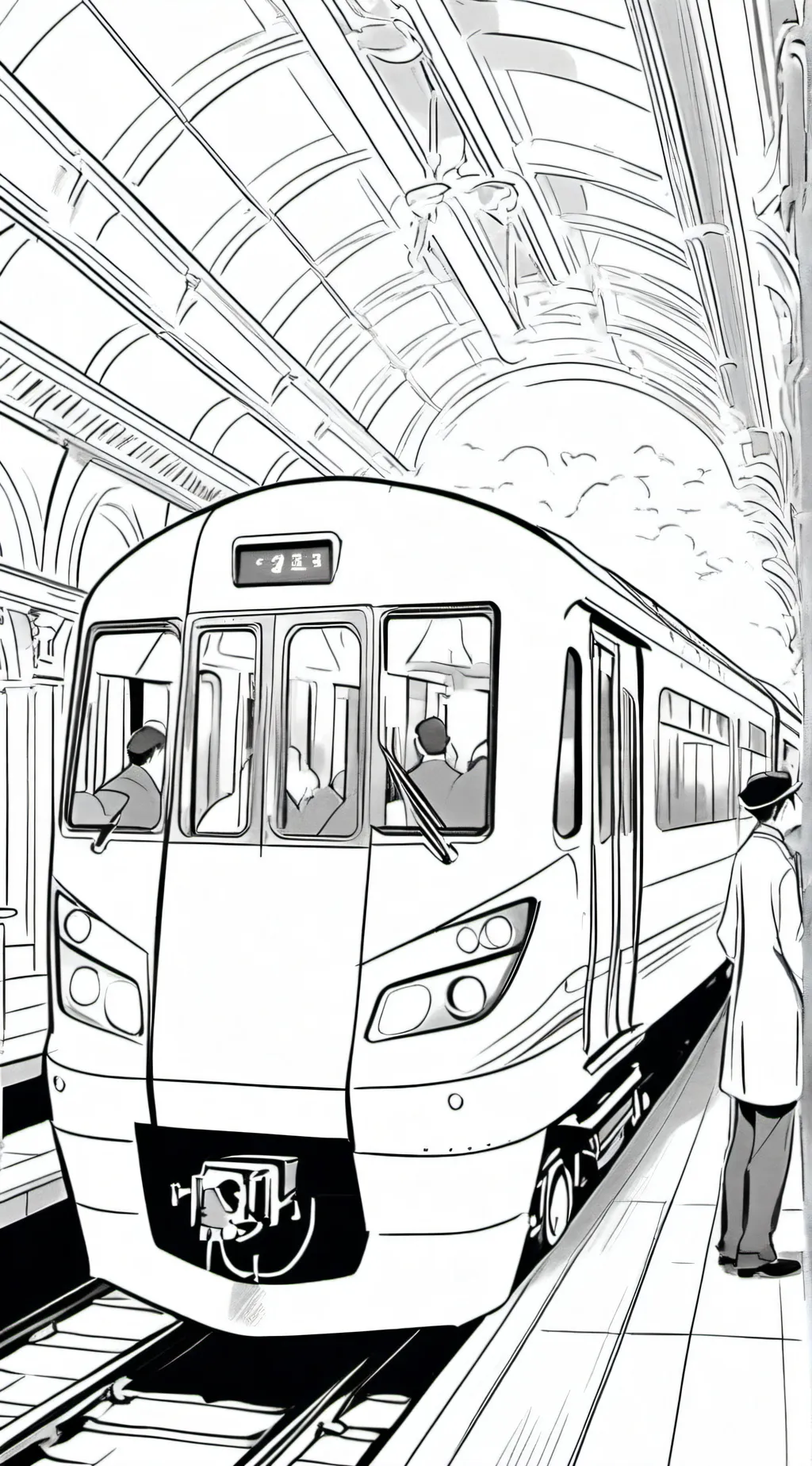 ai character: White background