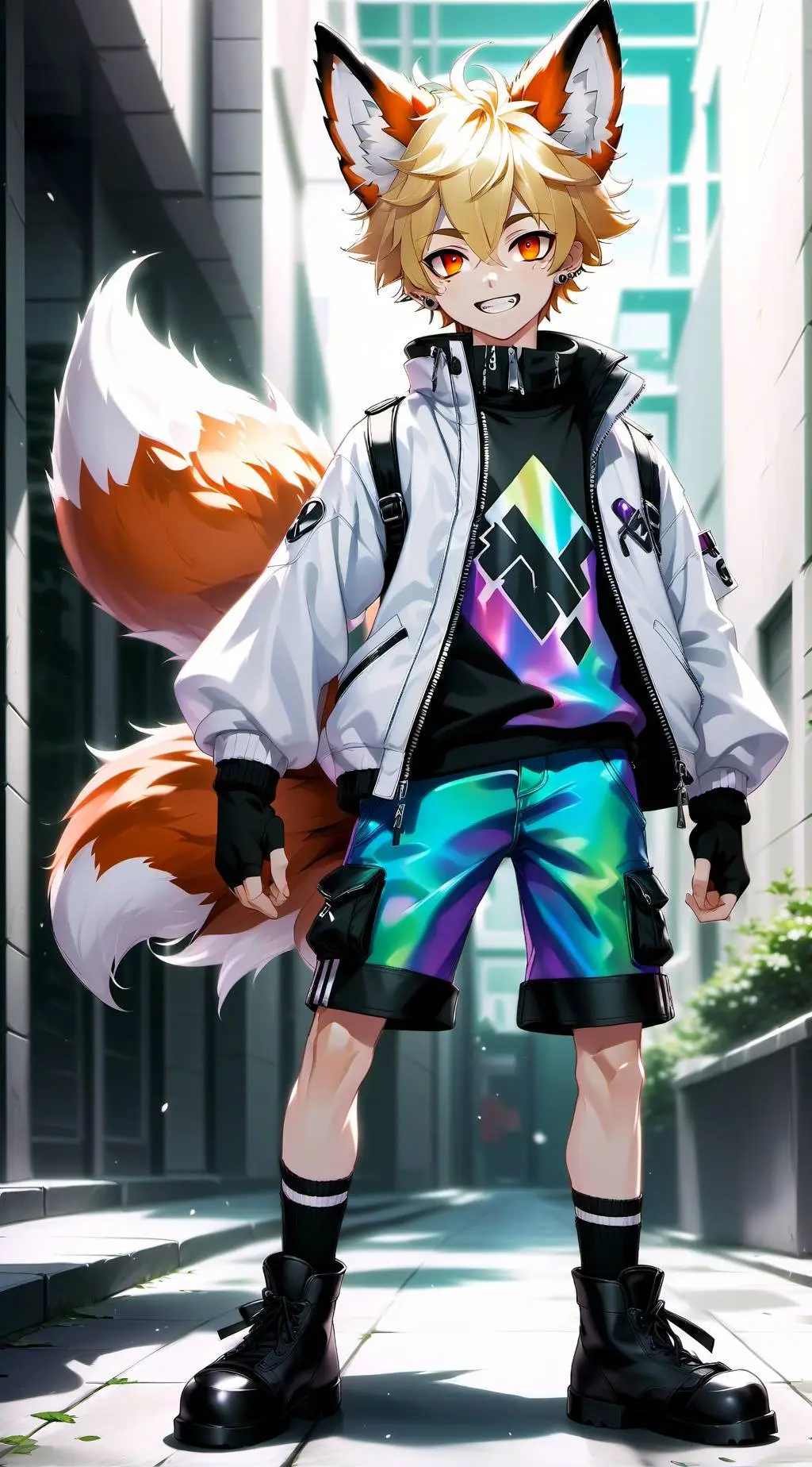 ai character: Leo  background