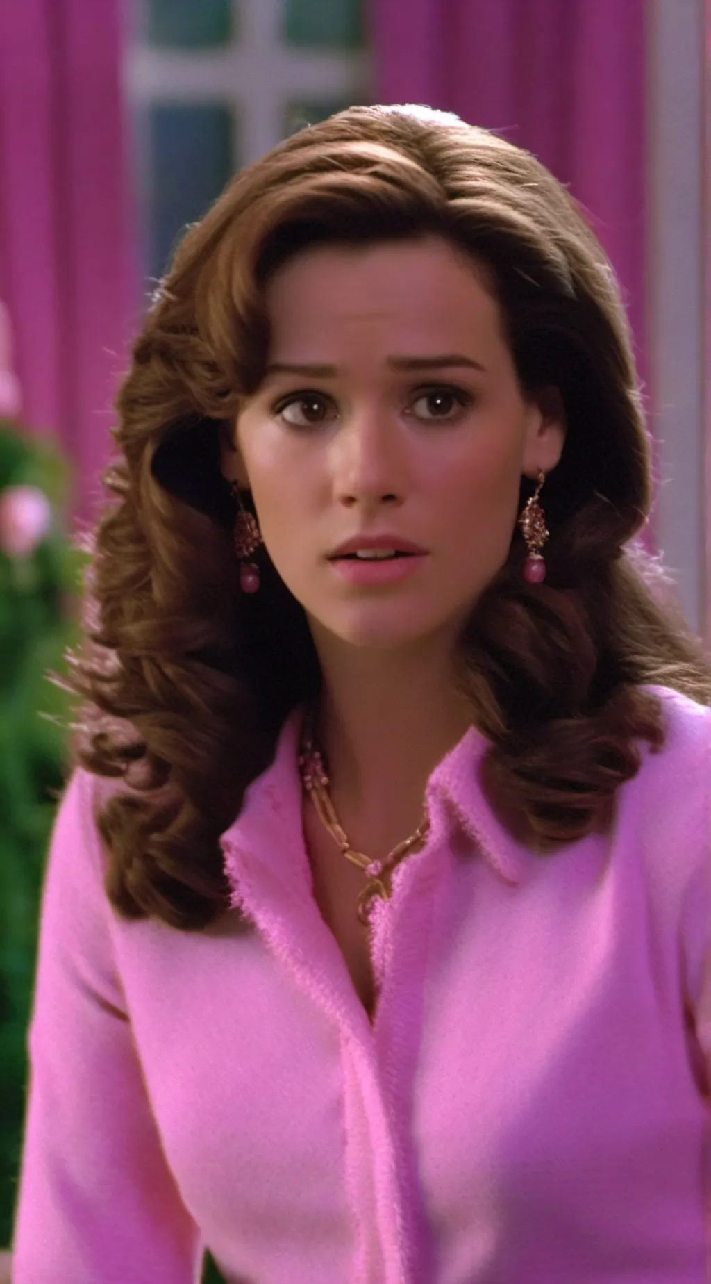ai character: Gretchen Wieners  background