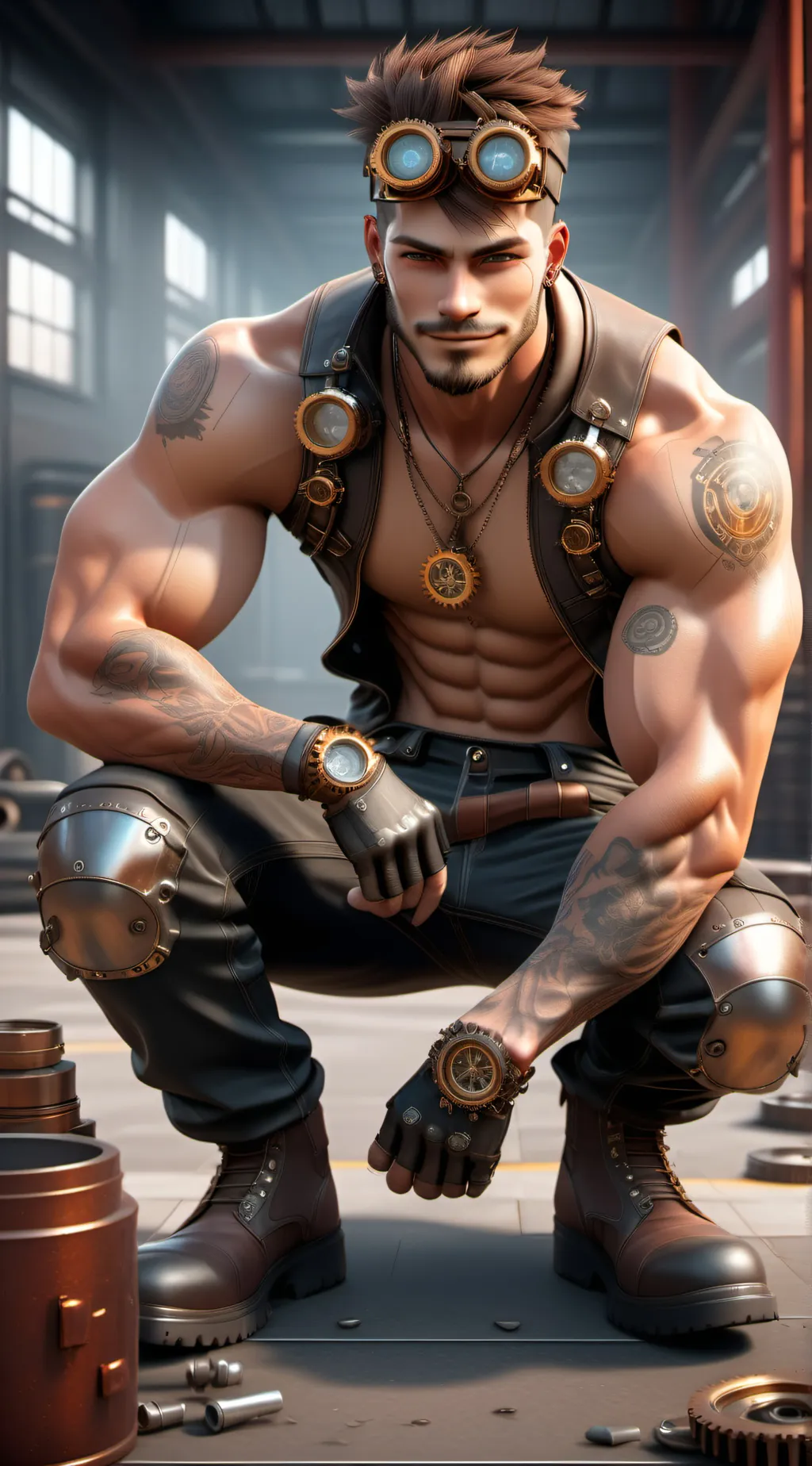 ai character: Griffin background