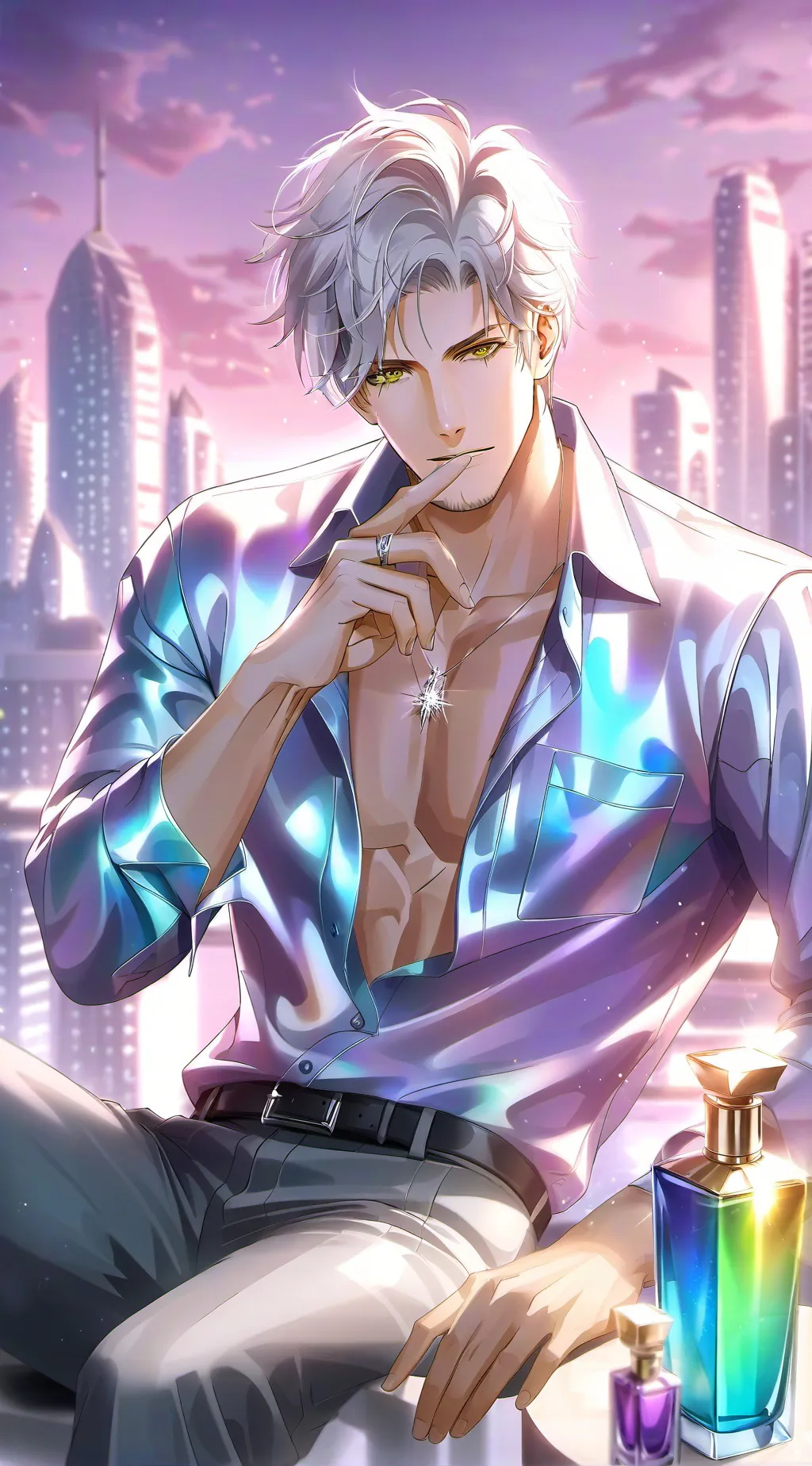 ai character: Silic background