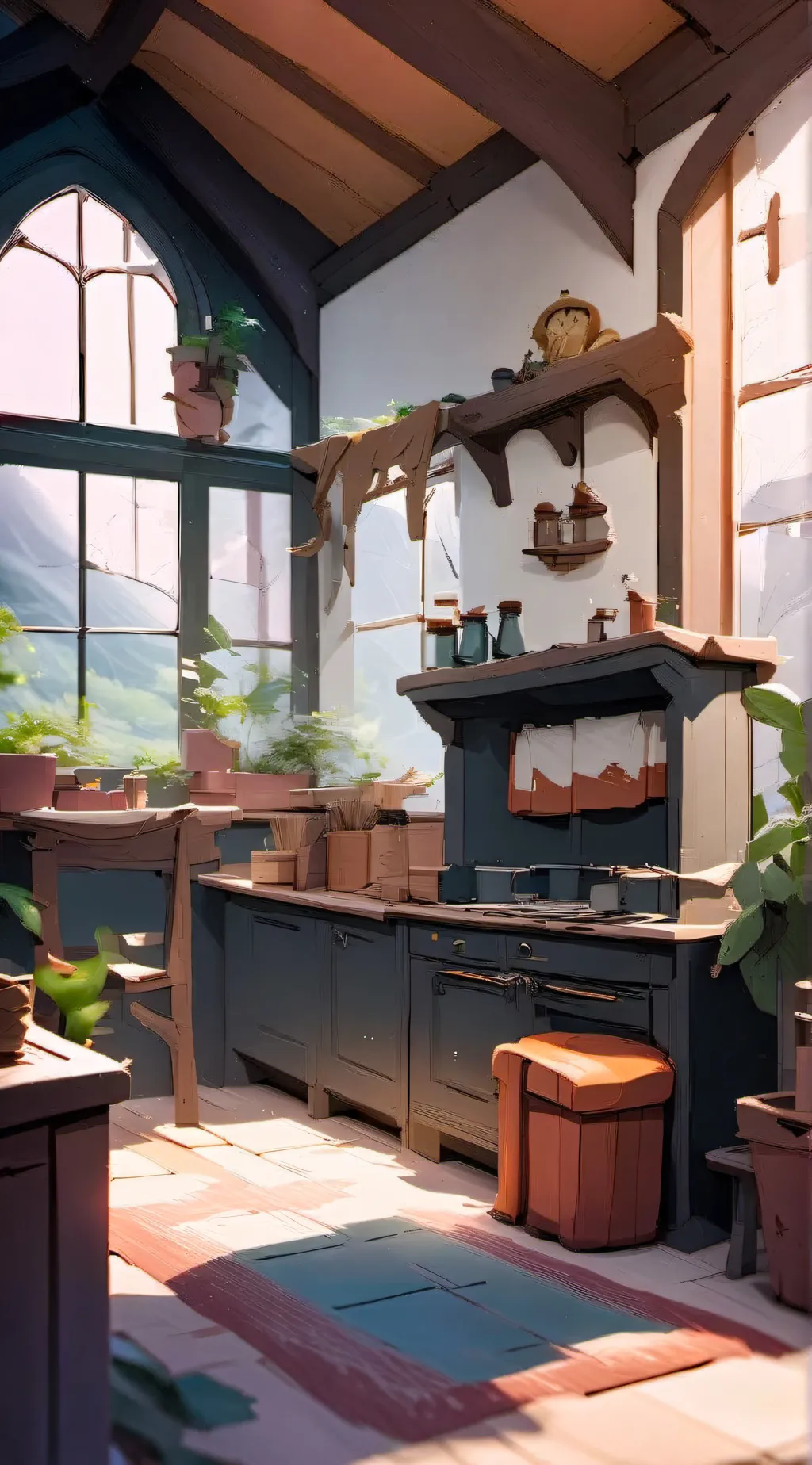 ai character: Weasley house  background