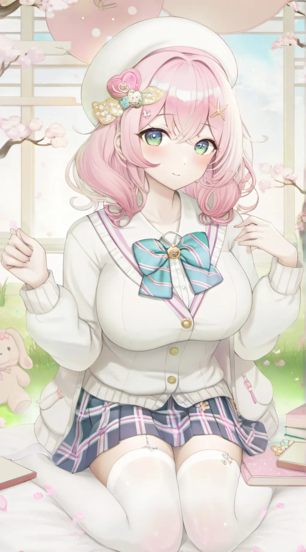 ai character: Sakura  background