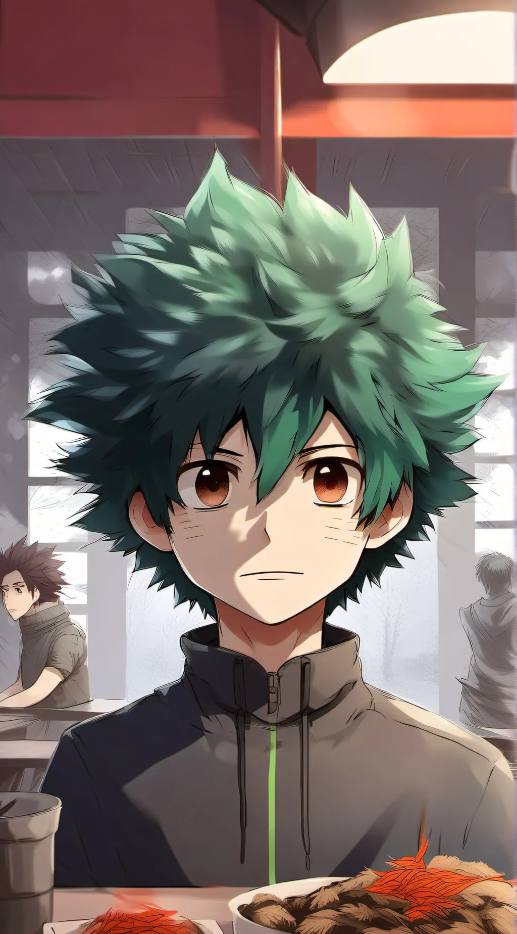 ai character: deku background