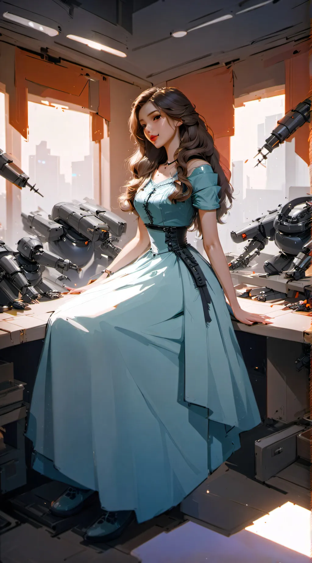 ai character: not in control... background
