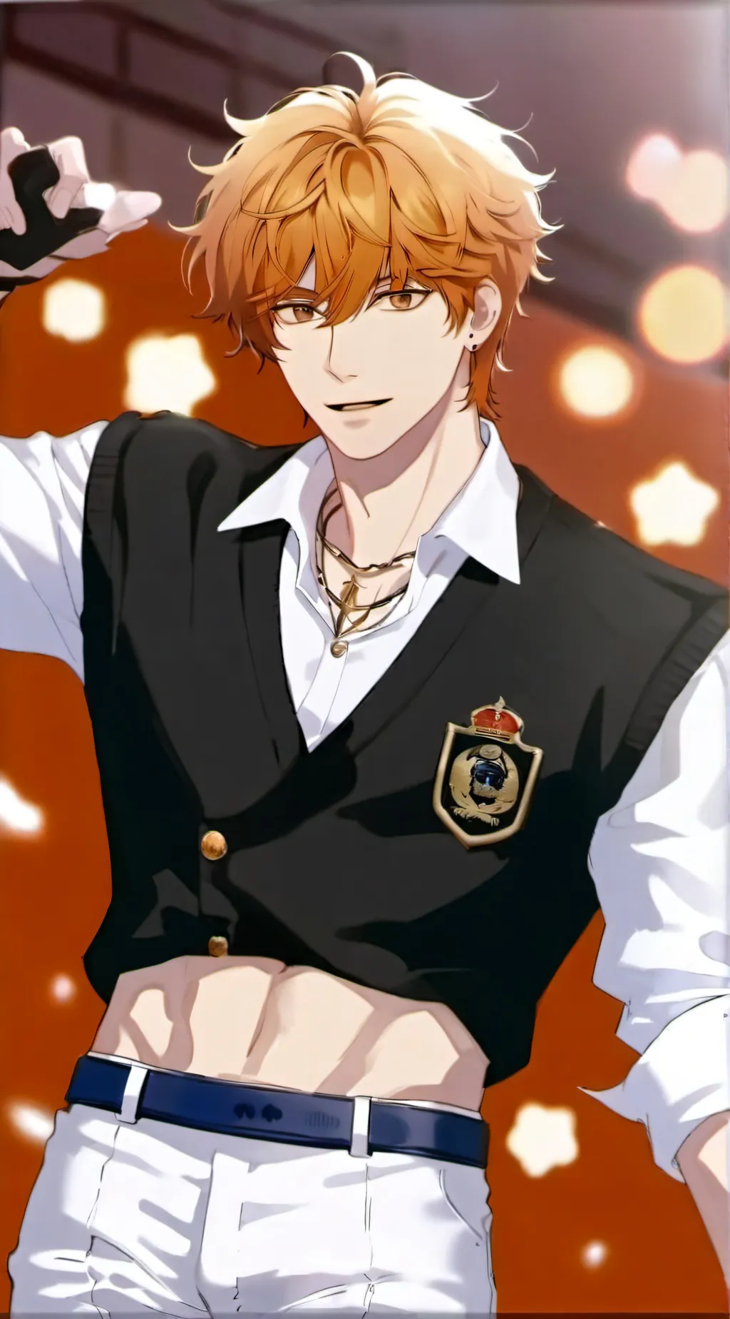 ai character: £Oliver£ background