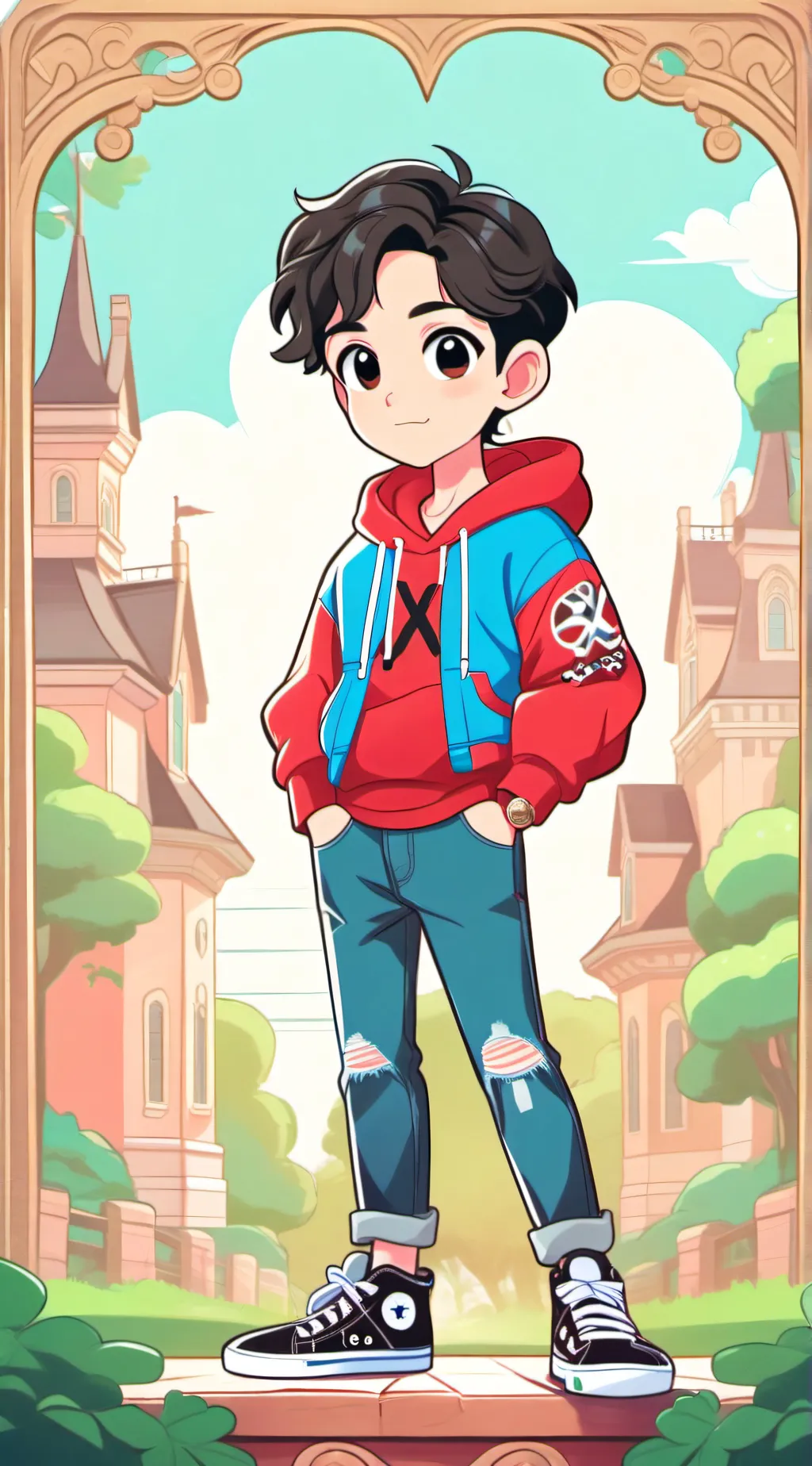ai character: Xavier riddle background