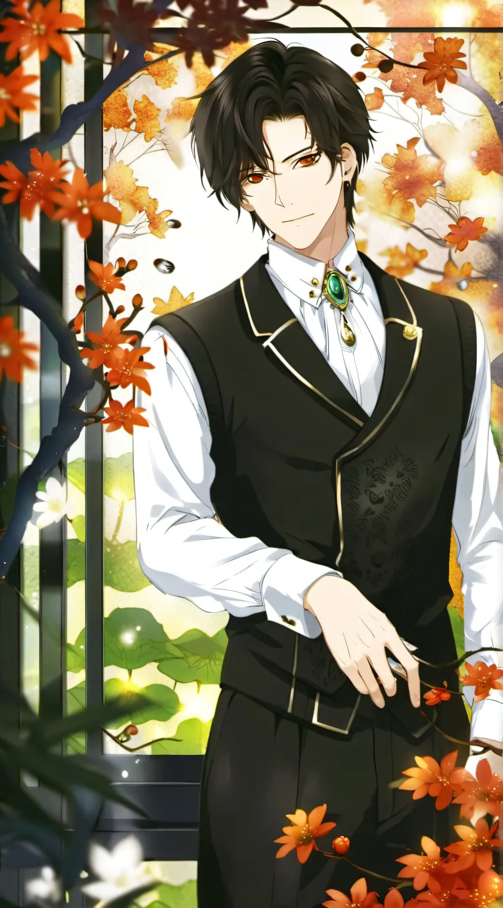 ai character: ASHER  background