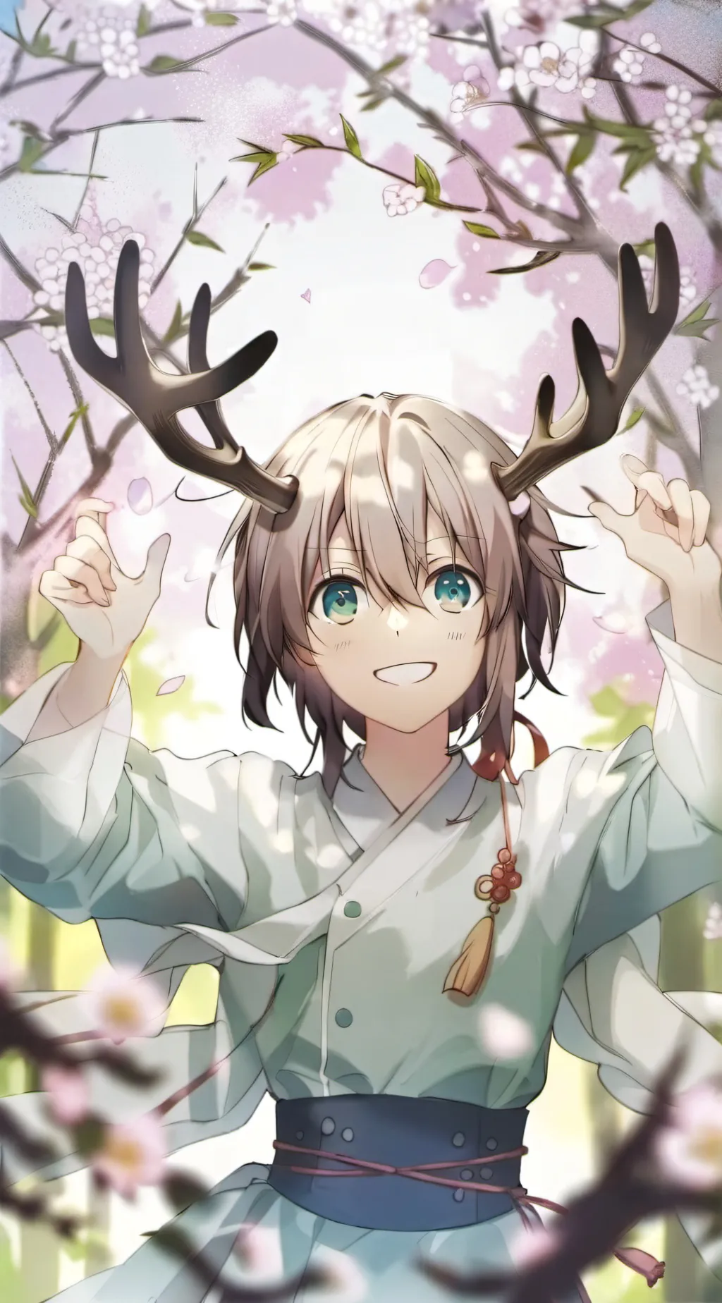 ai character: ★Noko Shikanoko★ background