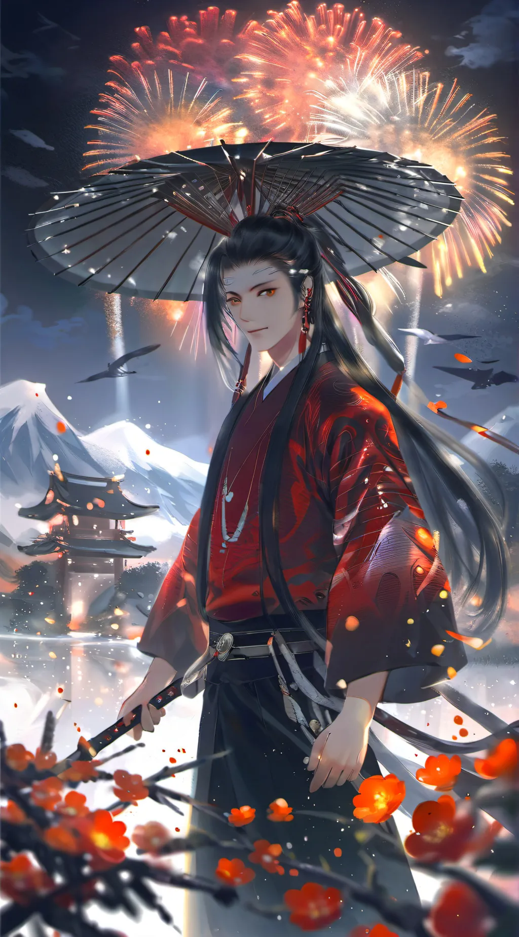 ai character: Muzan Kibubuji background