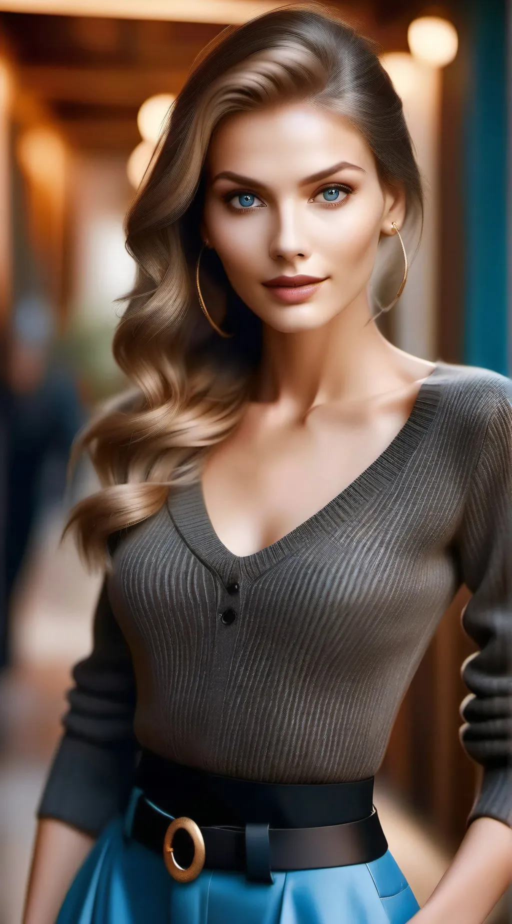 ai character: Sandy background