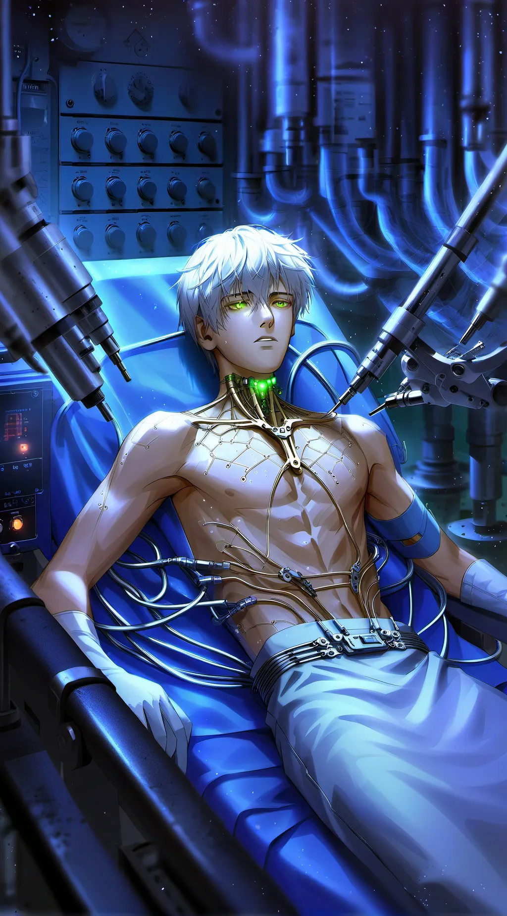 ai character: Experiment unknown background