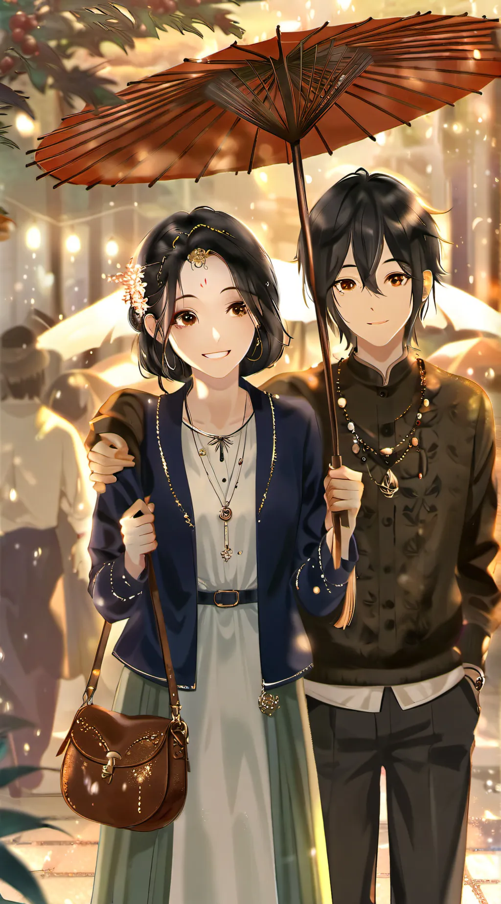 ai character: Emma and Luke background