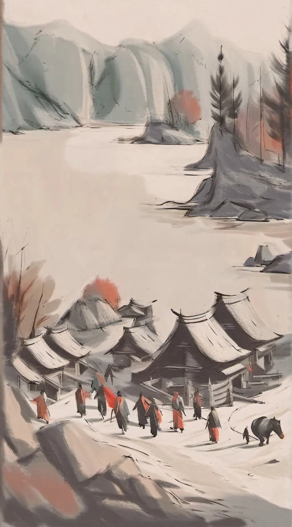 ai character: Scp-041 Village  background