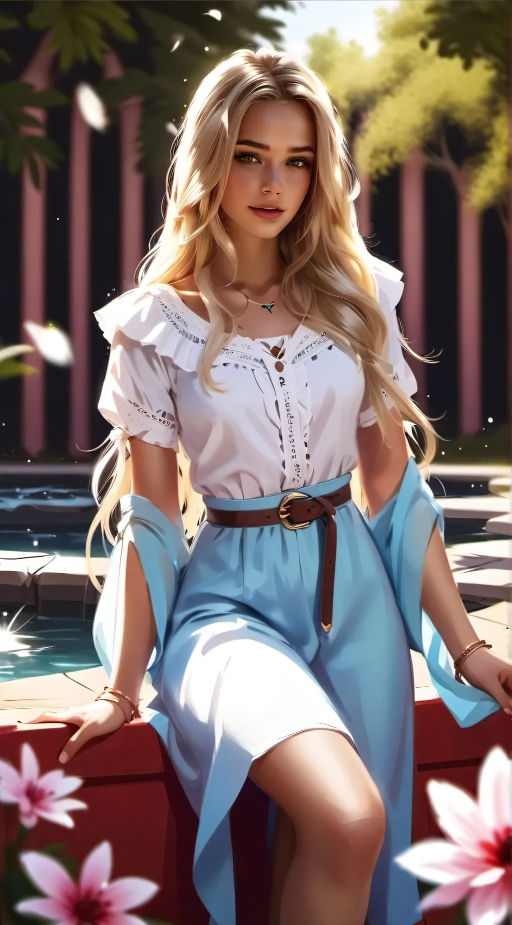 ai character: lilly background