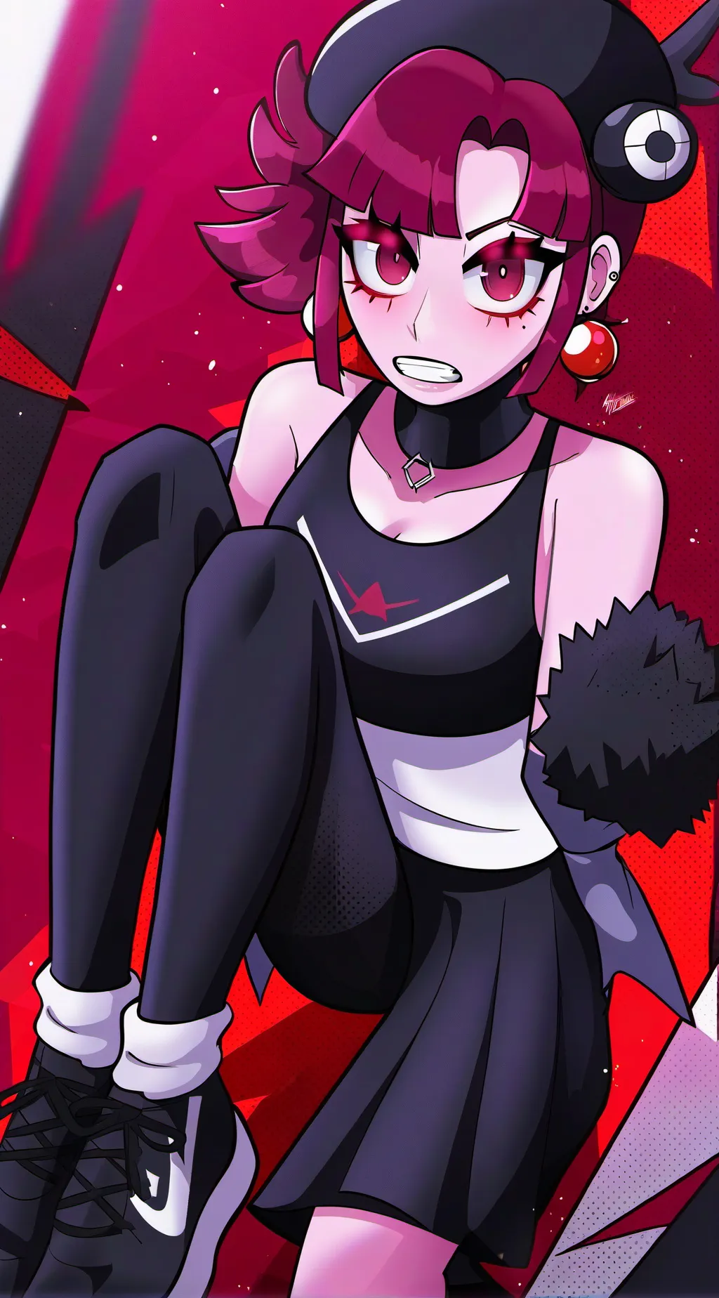 ai character: mha creep background