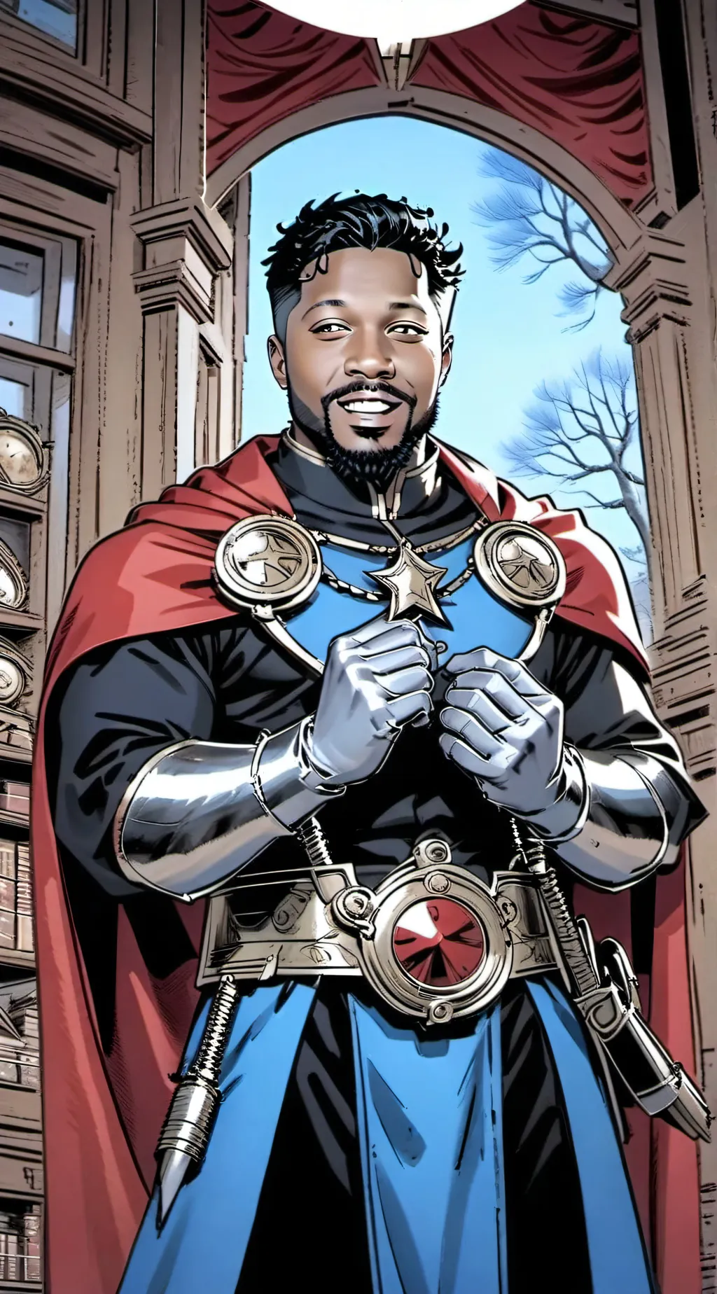 ai character: Prince larva background