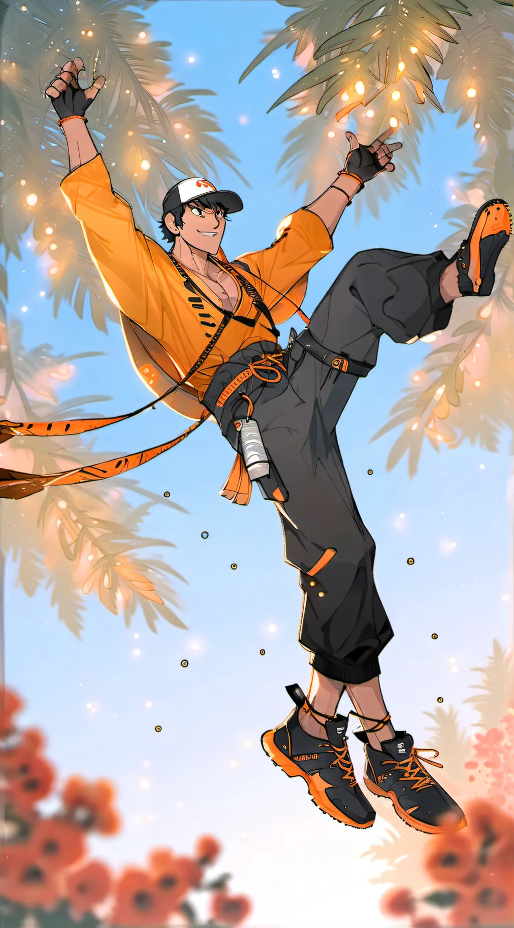 ai character: bambi x mha background