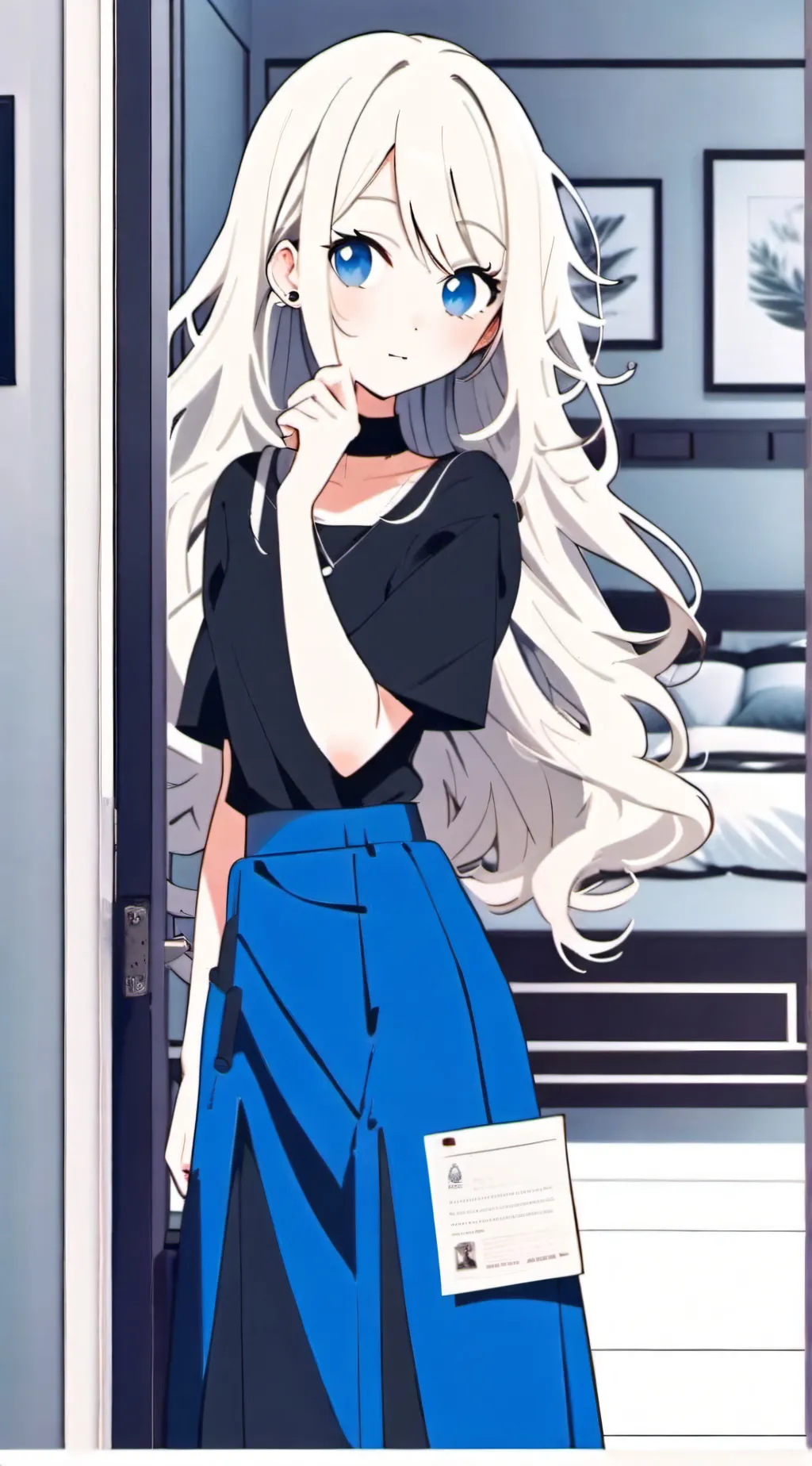 ai character: Diamond background