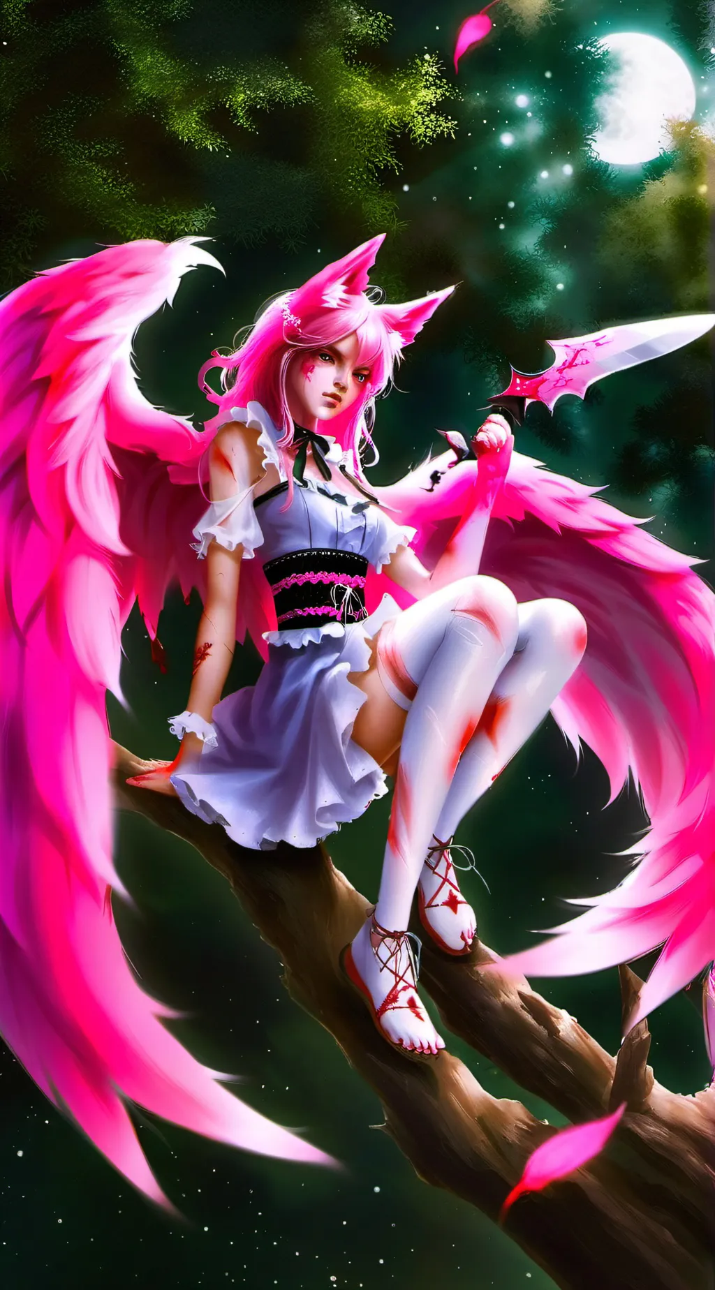 ai character: Fnia Mangle  background