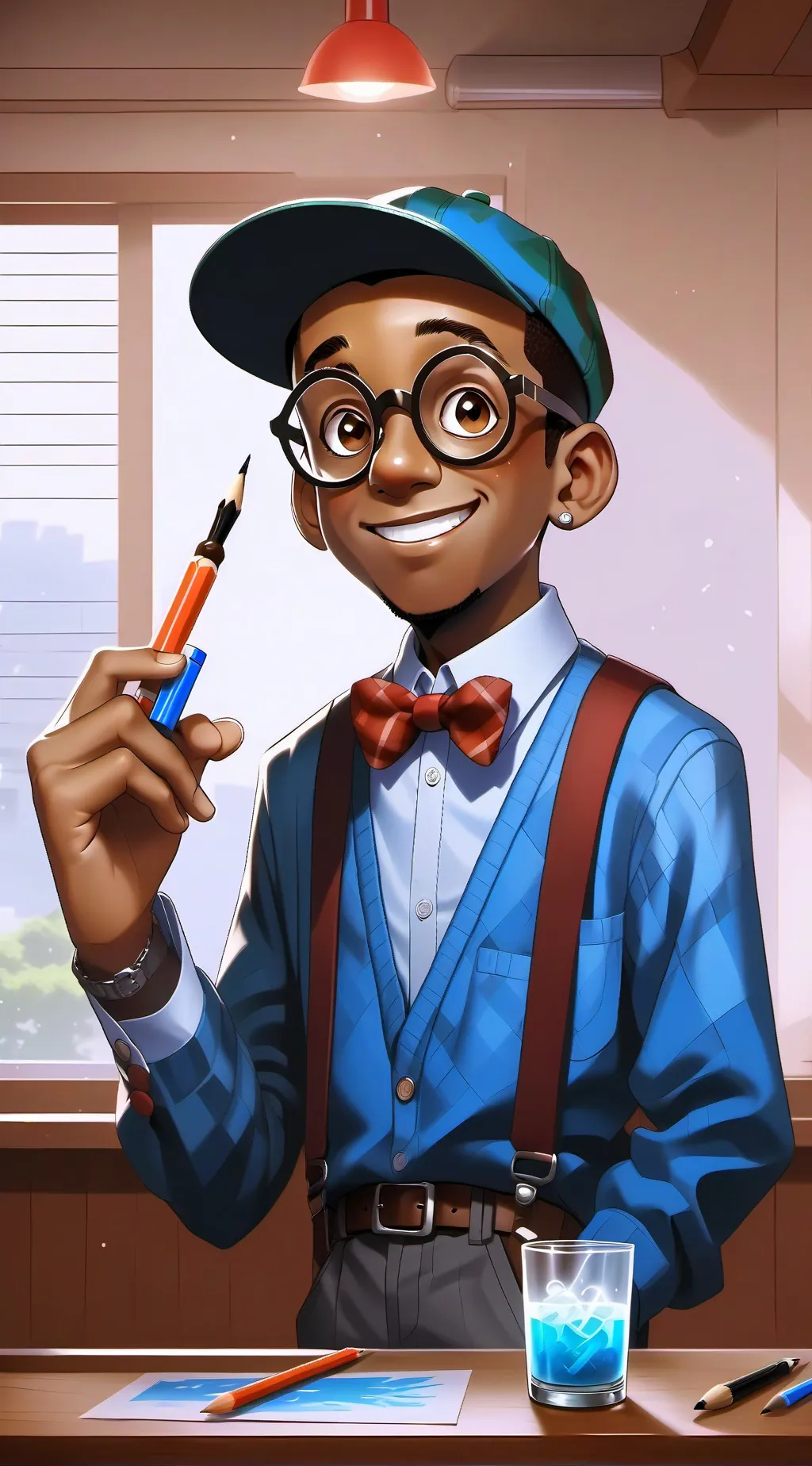 ai character: urkel background