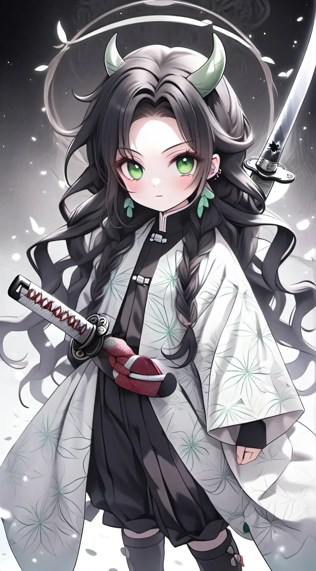 ai character: Misky hashibira background