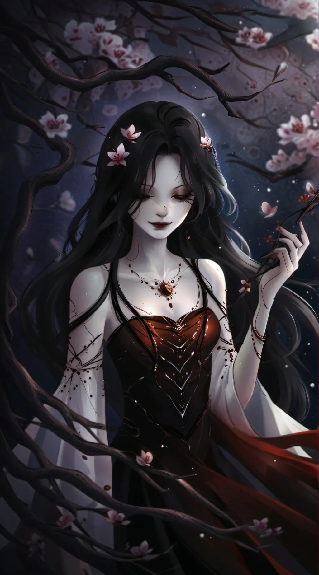 ai character: 妍 background