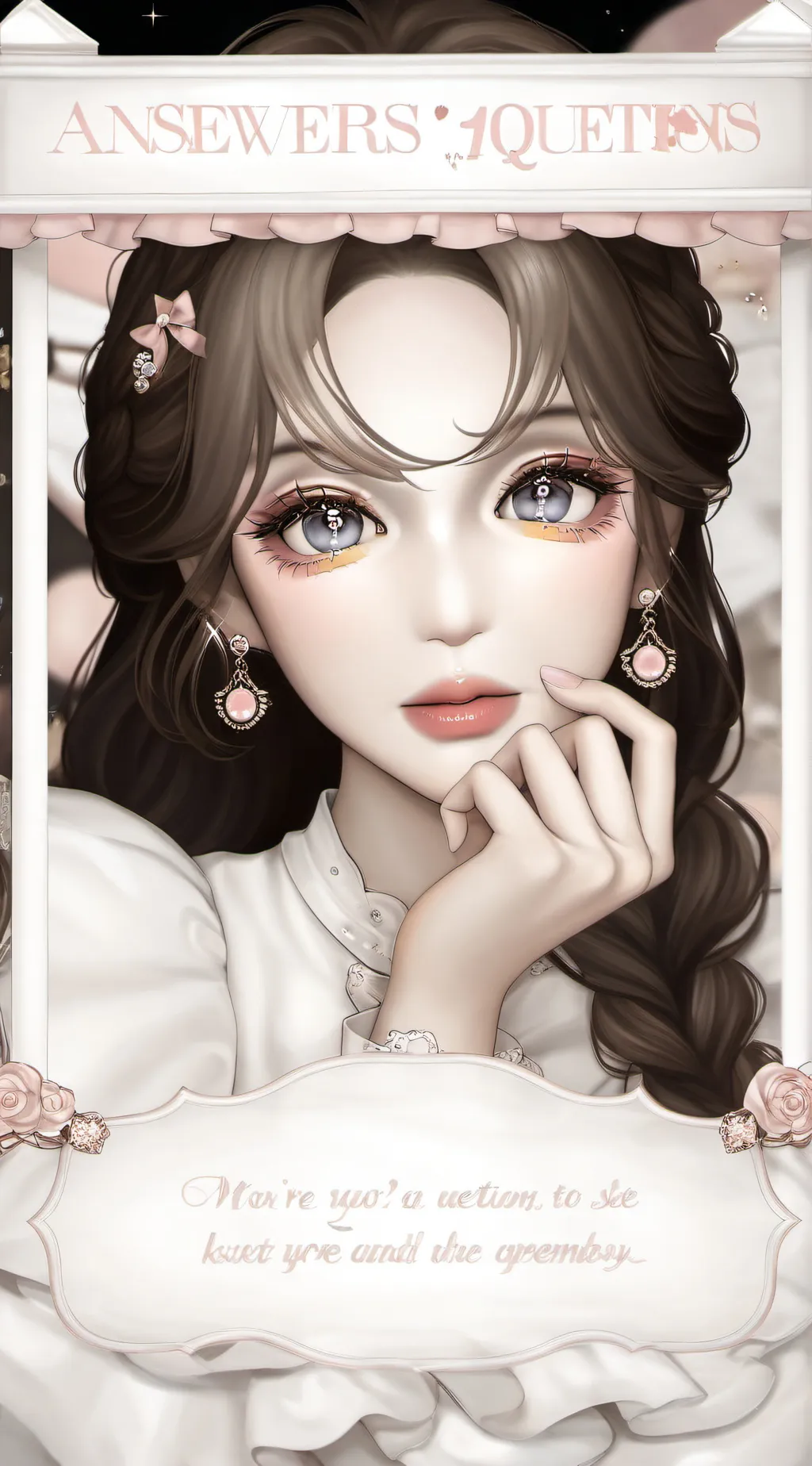 ai character: Girl test  background