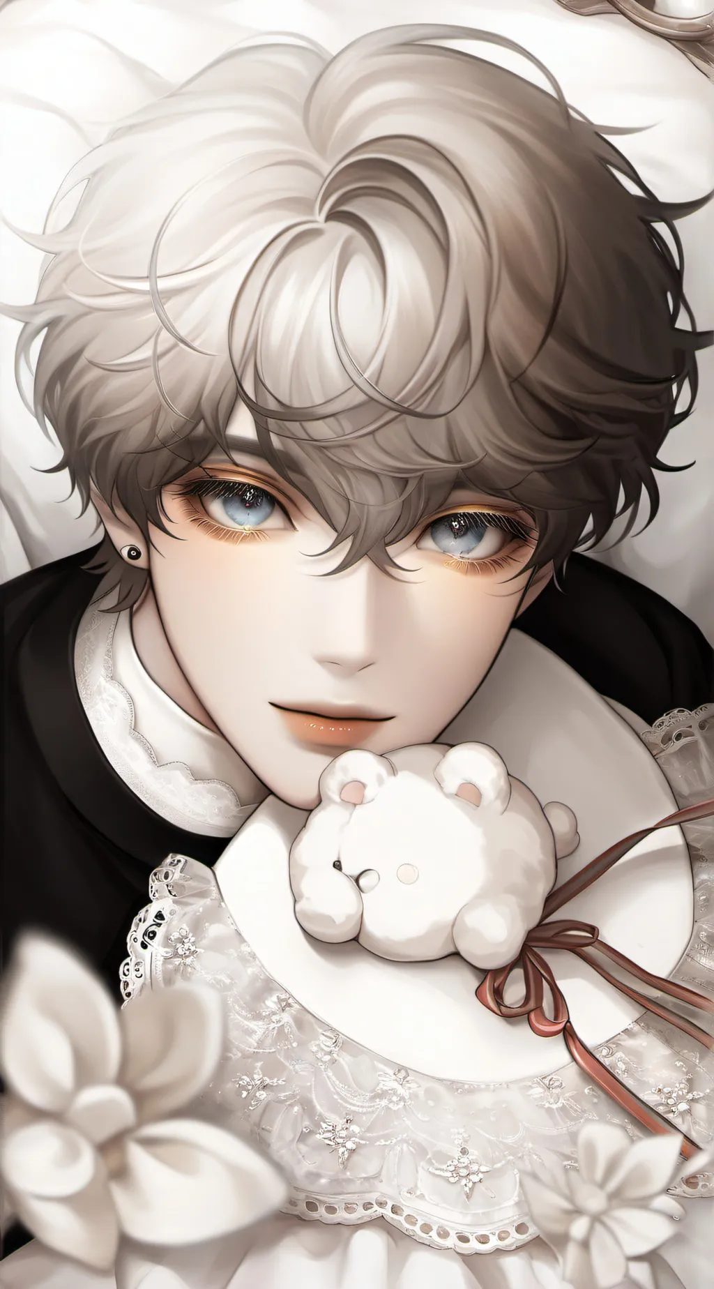 ai character: Button background