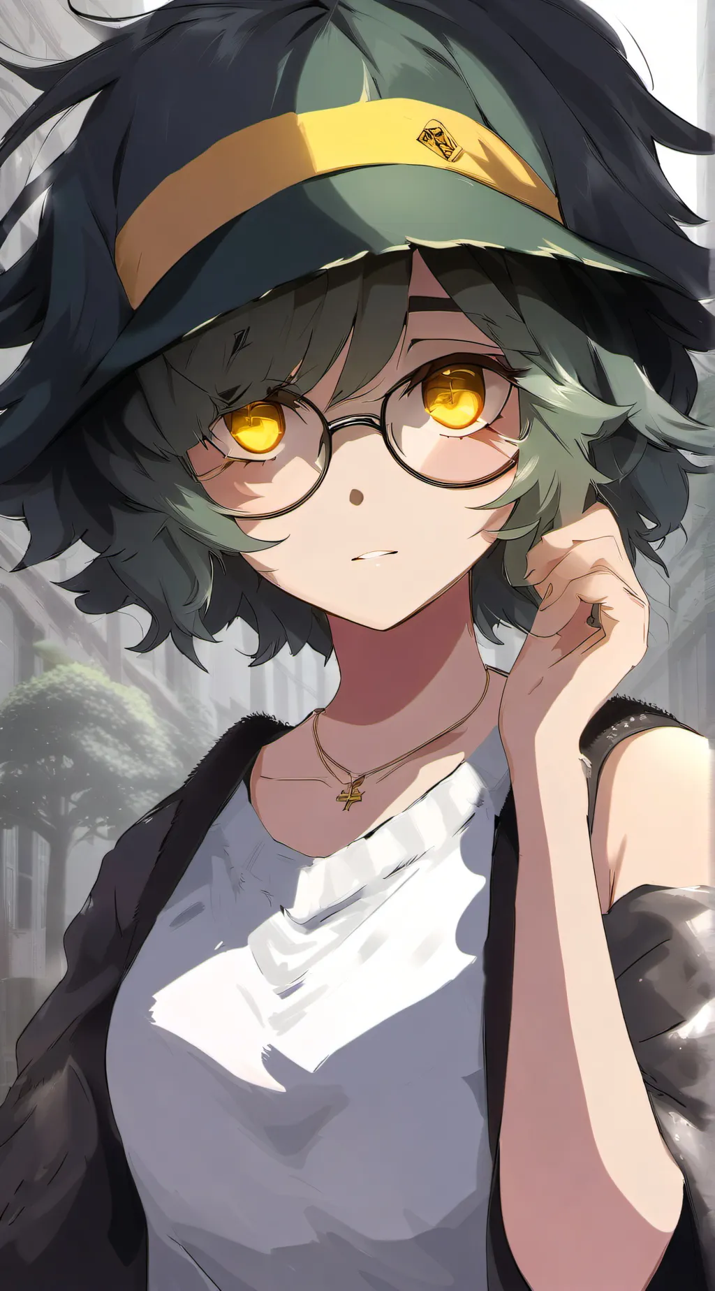 ai character: Kiko Sasaki/Takami background