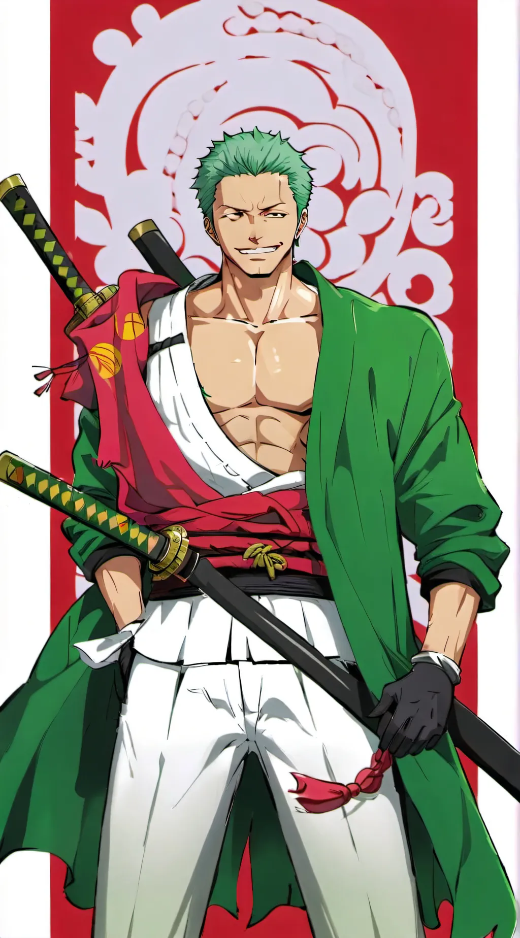 ai character: Roronora Zoro background