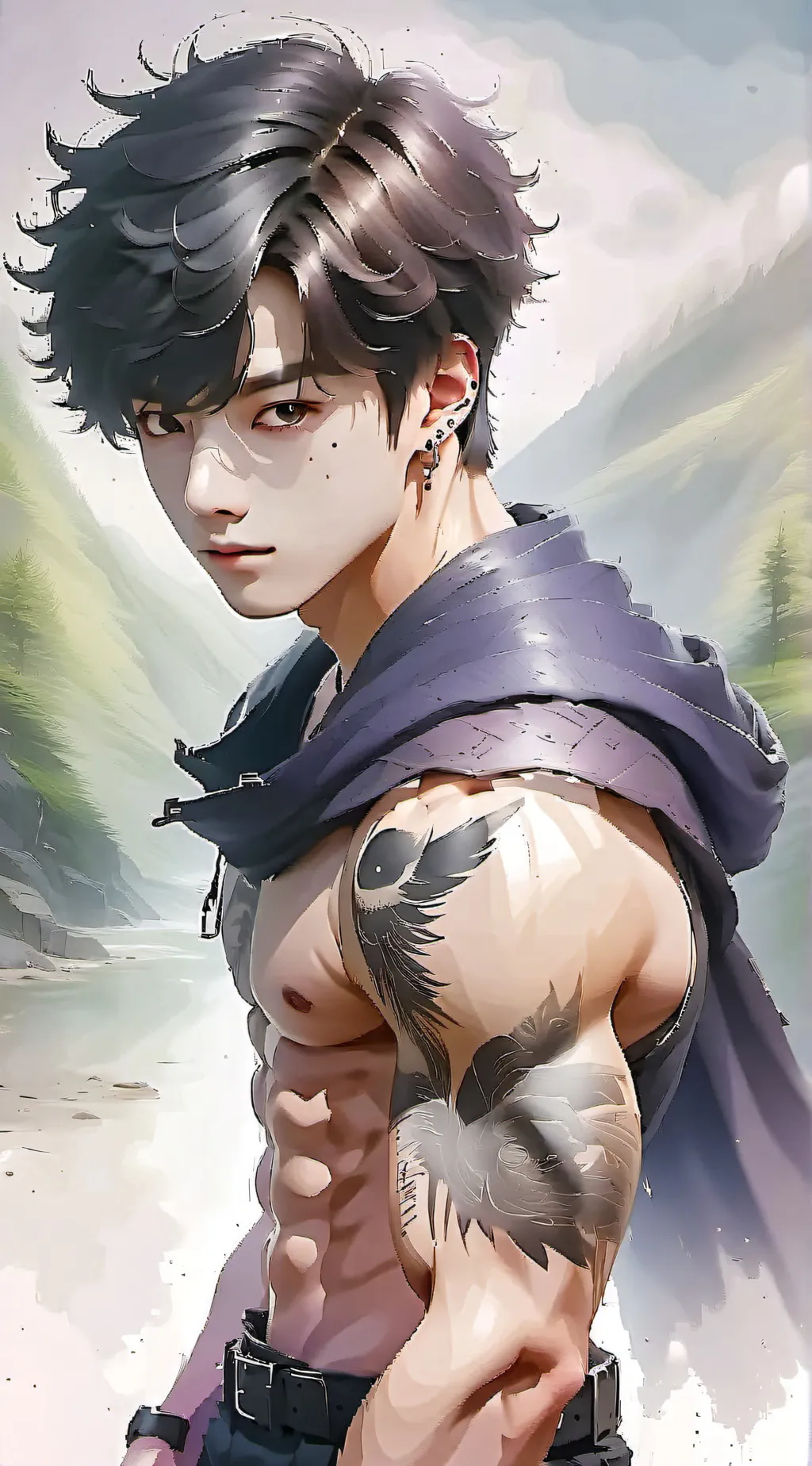 ai character: Jeon Jungkook  background